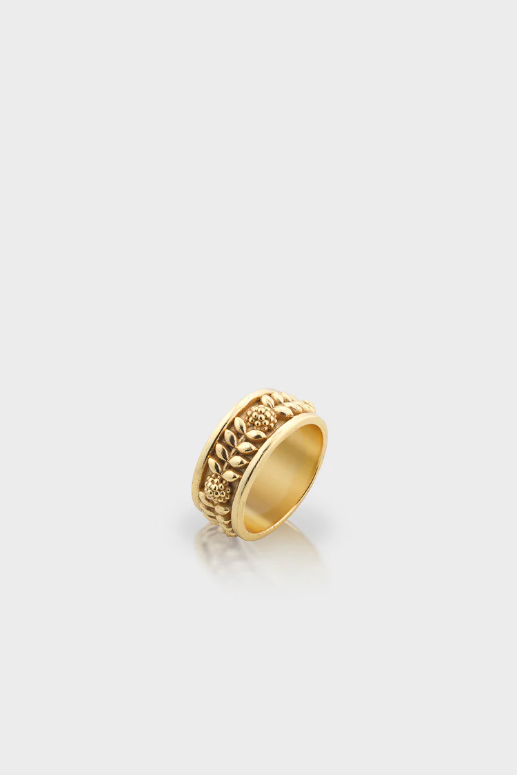 Gold Berry Vine Ring - Image 4