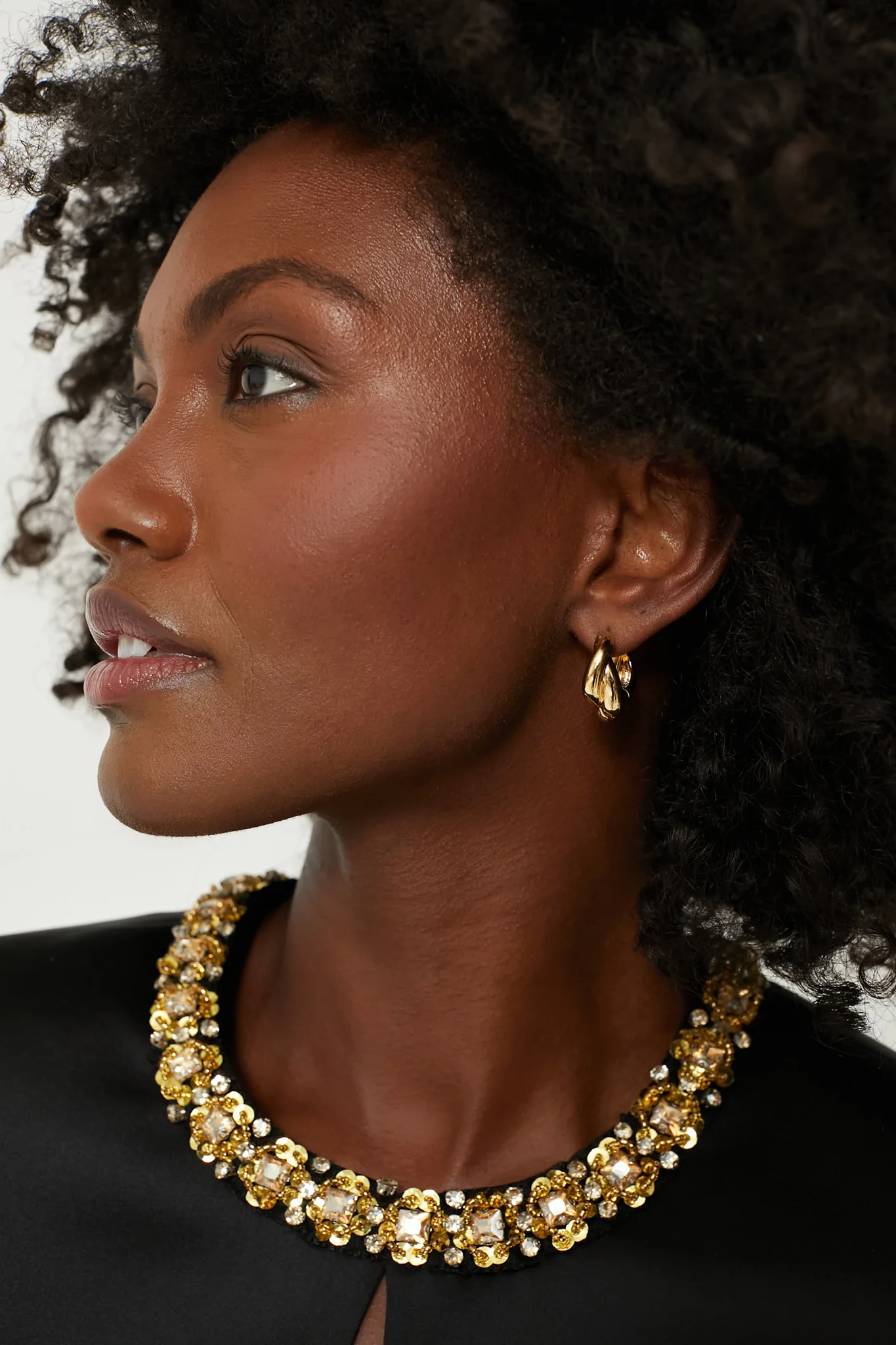 Gold Bleeker Hoops - Image 2