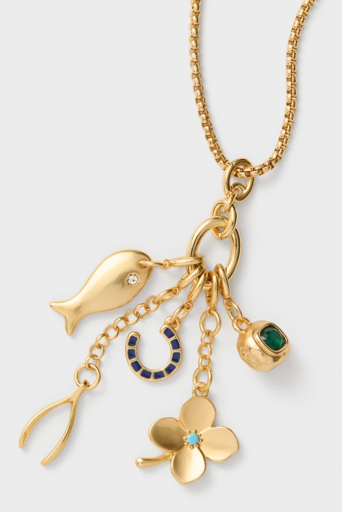 Gold Buona Fortuna Necklace - Image 4