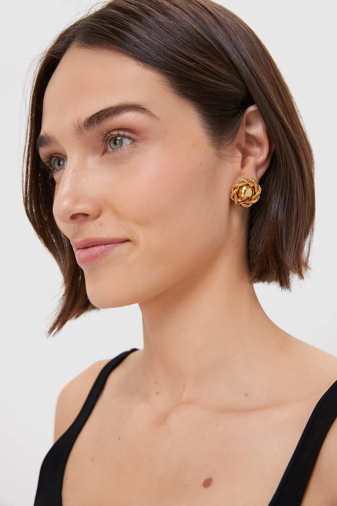 Gold Caryann Earrings - Image 3