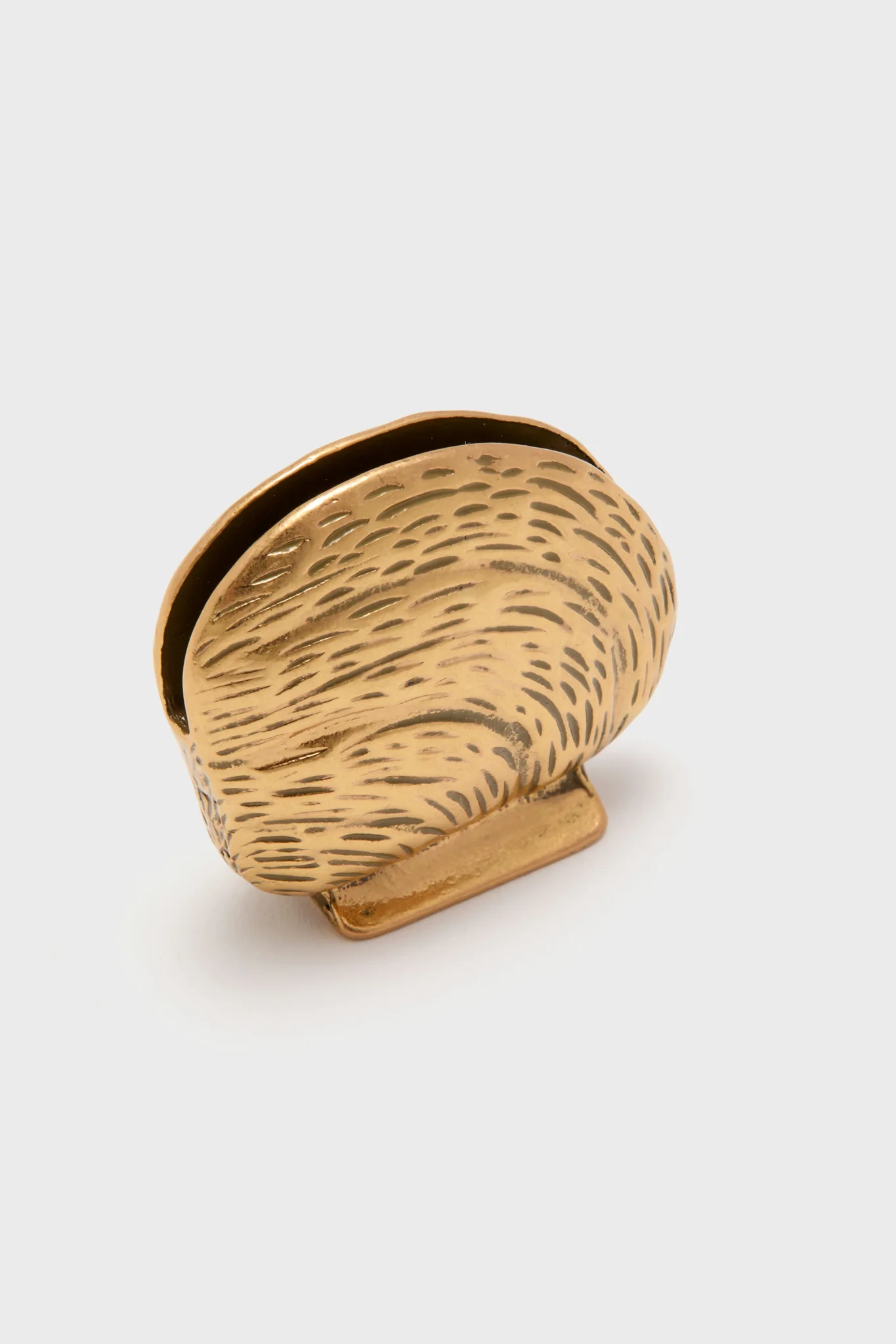Gold Clam Shell Place Card Holders Set of 4 - Image 5