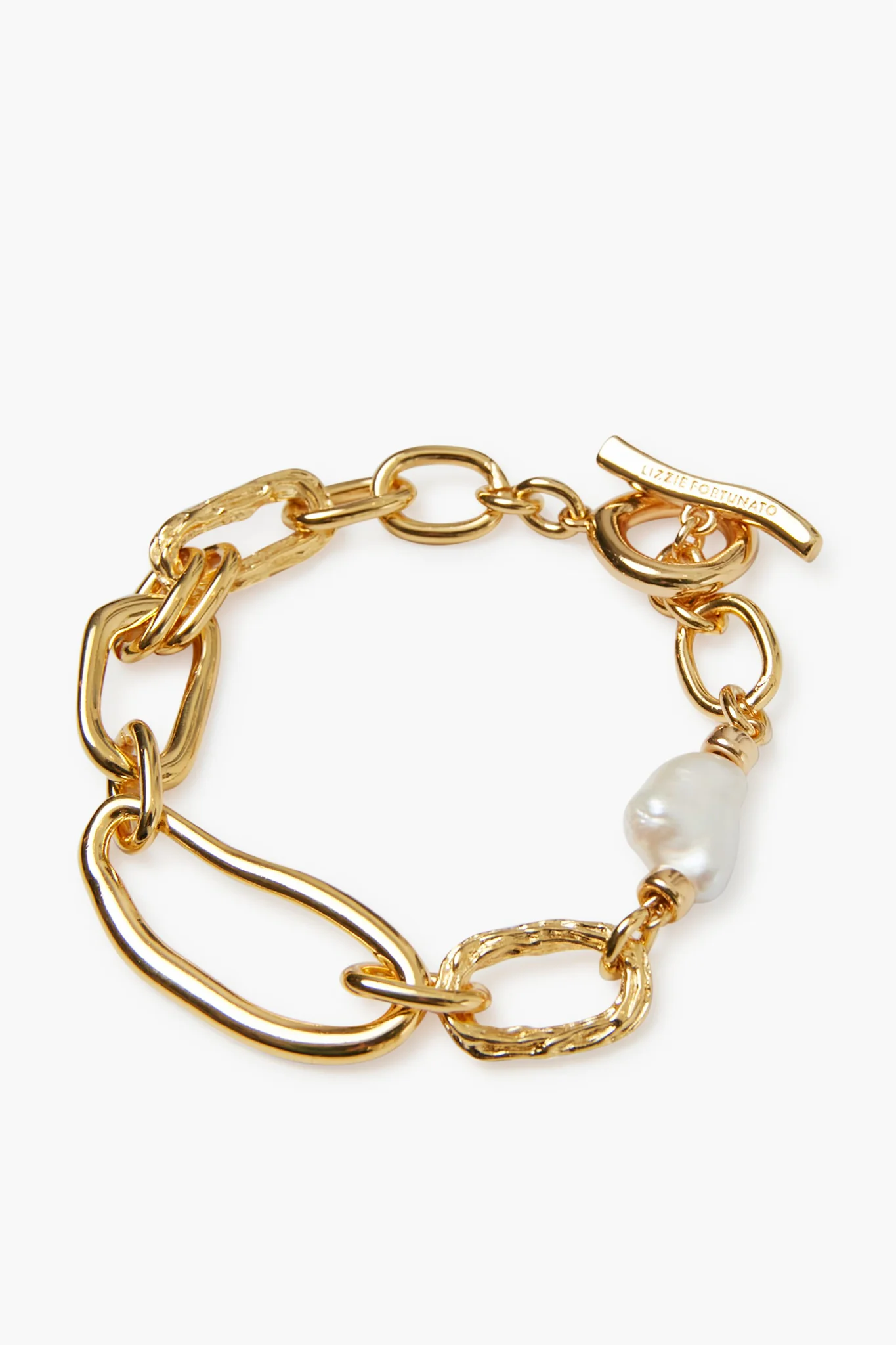 Gold Collage Chain Bracelet - Image 4