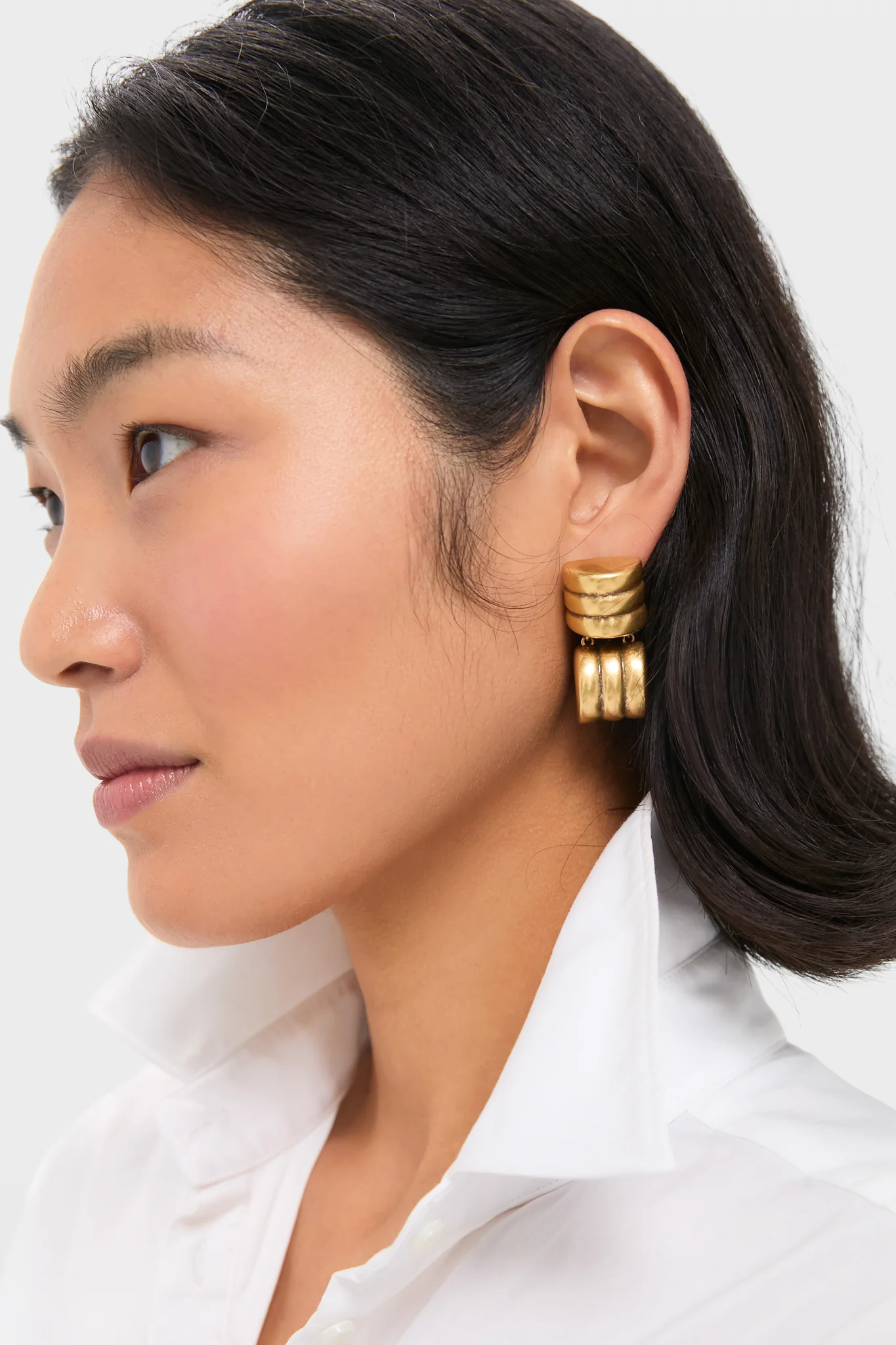 Gold Constantine Earrings - Image 2