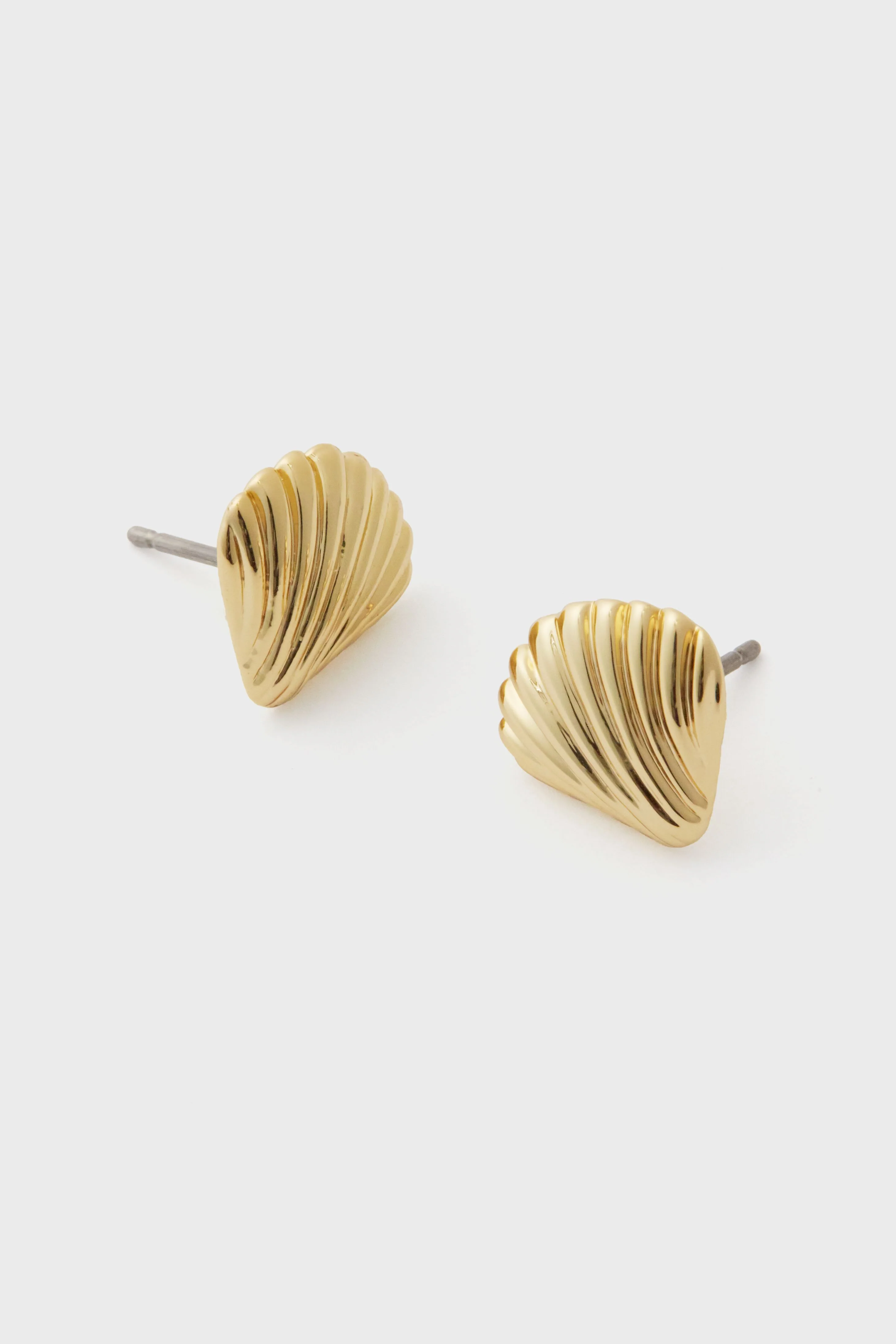 Gold Coquilles Mini Studs - Image 4
