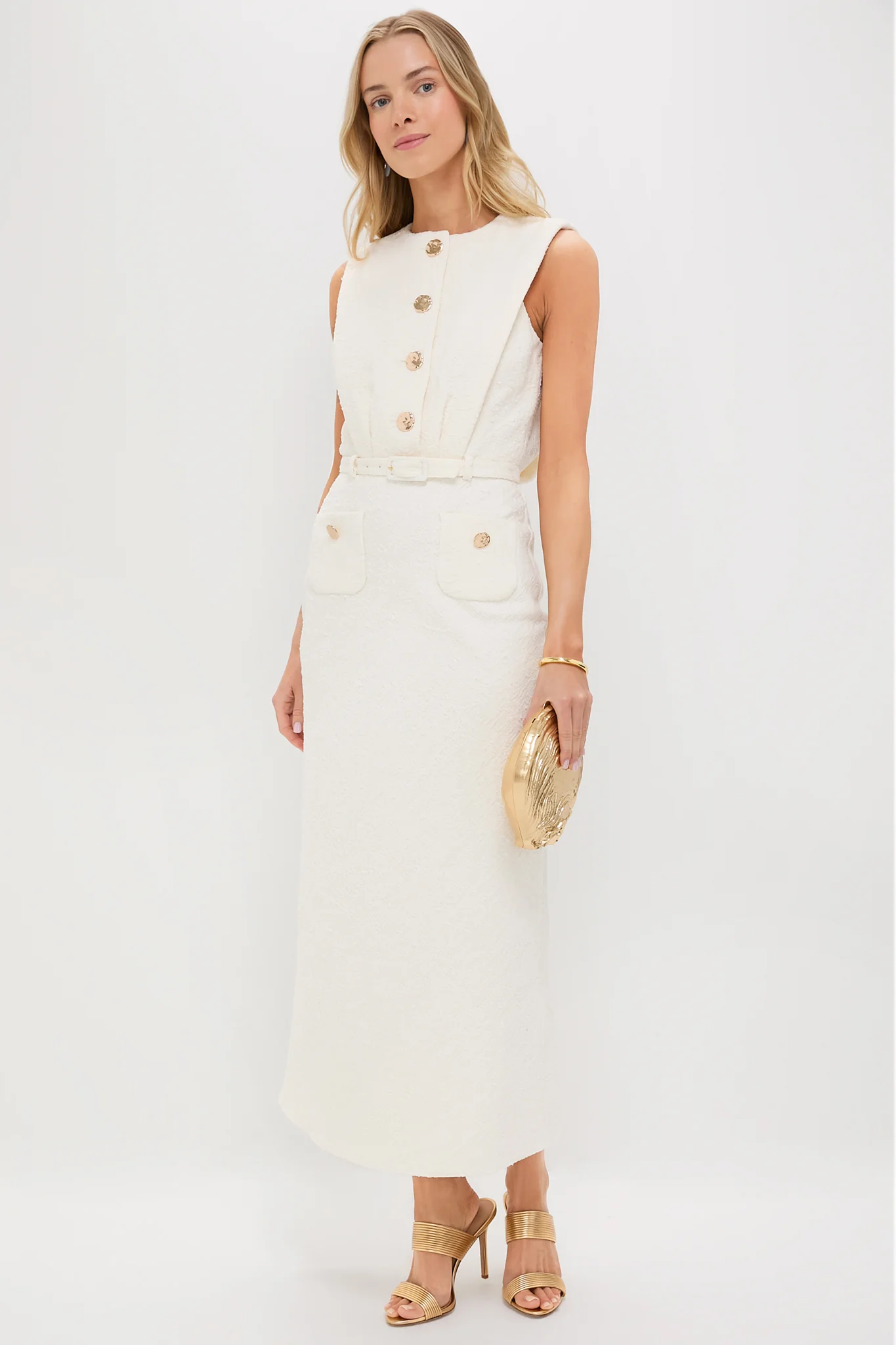 Gold Cove Shell Clutch - Image 4