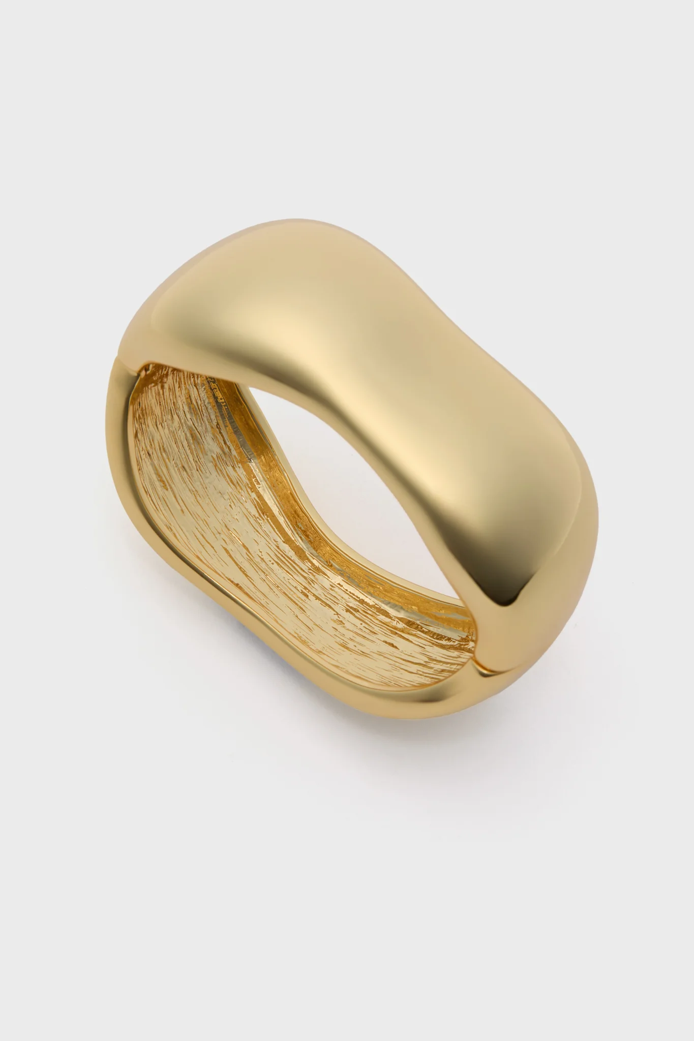 Gold Curved Hayes Cuff - Image 3