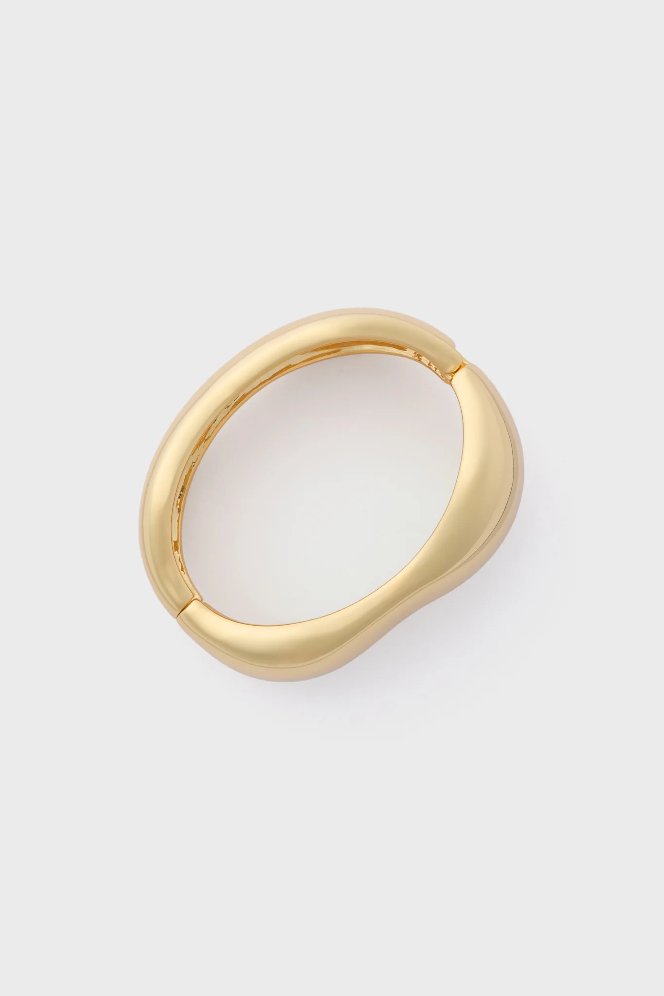 Gold Curved Hayes Cuff - Image 4