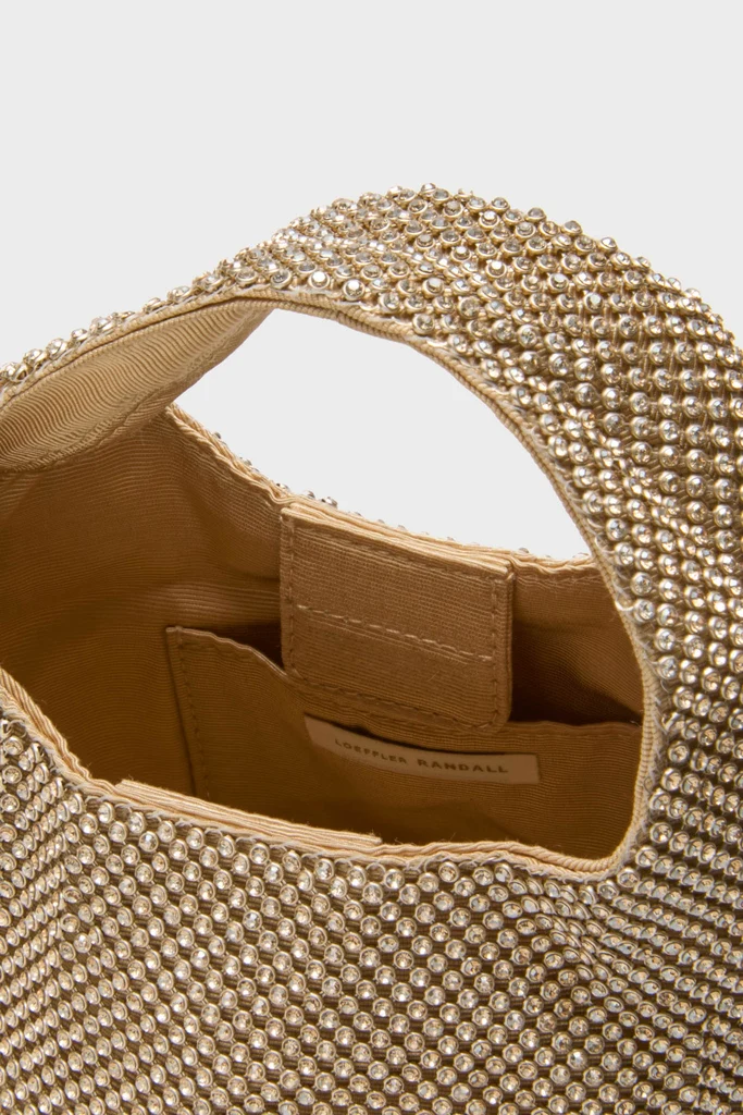 Gold Diamante Kenzie Bag - Image 6