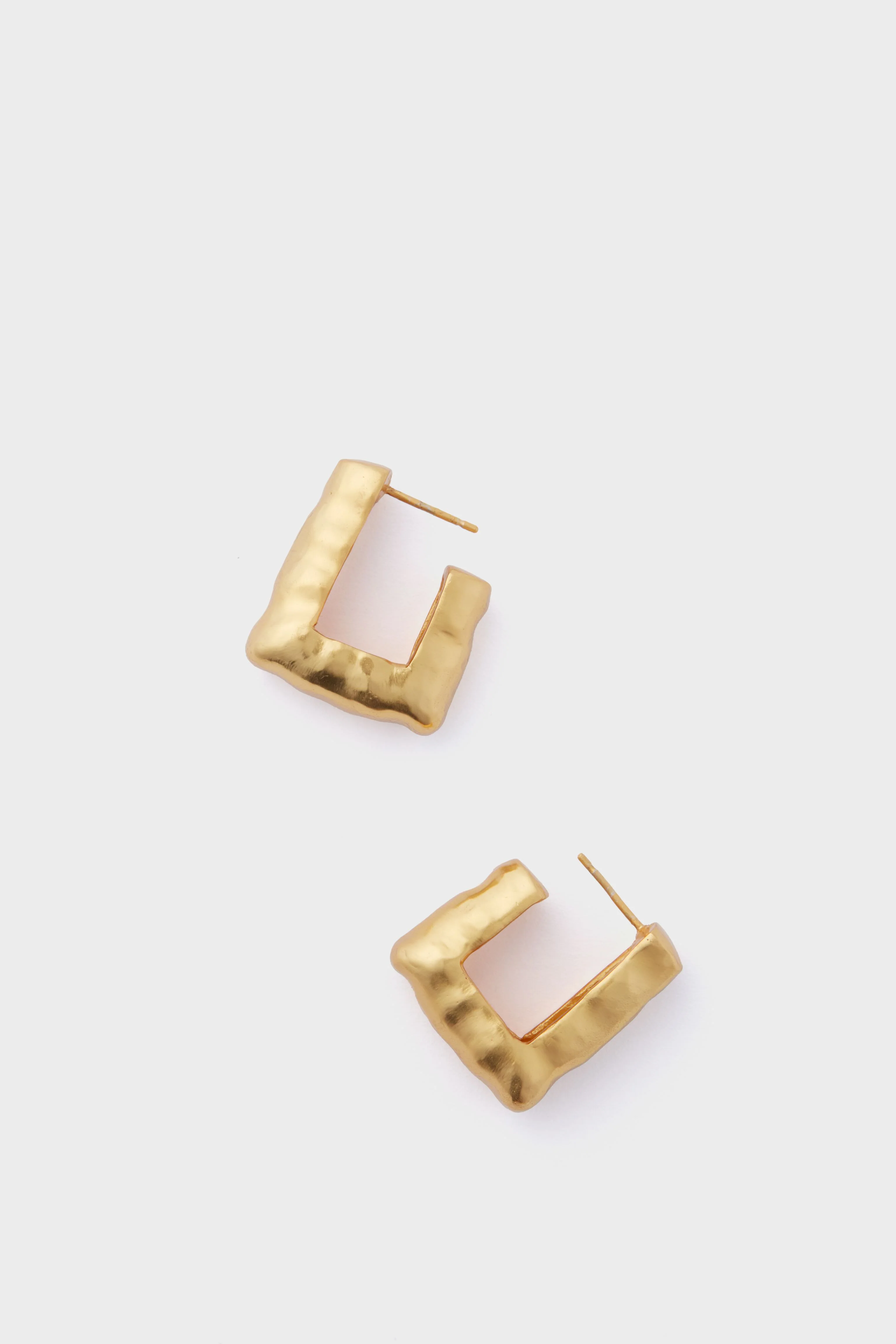 Gold Dim Hoops - Image 5