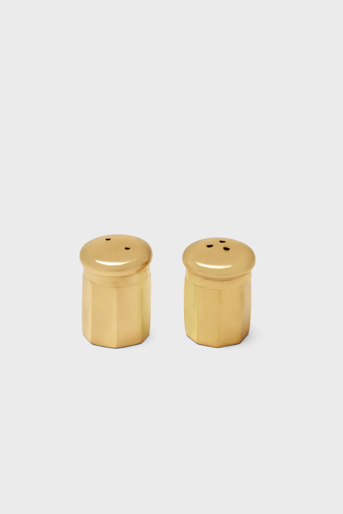 Gold Duke Mini Salt and Pepper Shakers - Image 2