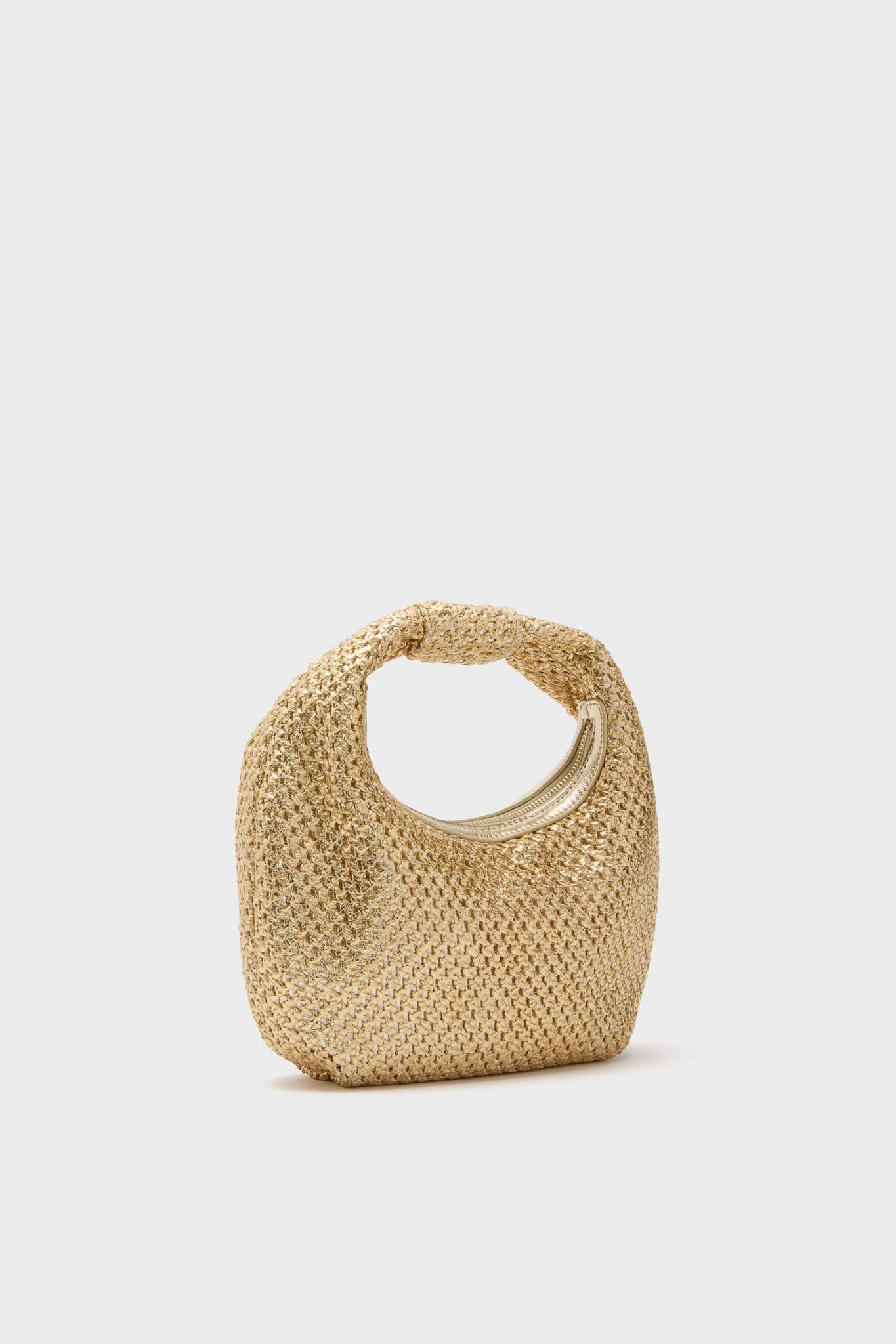 Gold Eden Woven Hobo - Image 4