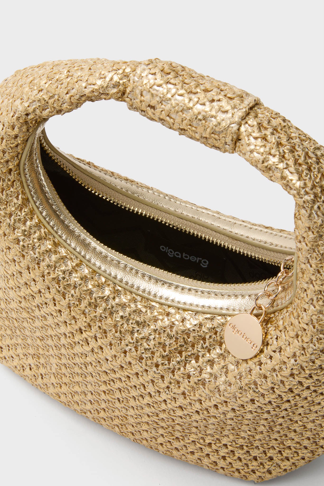 Gold Eden Woven Hobo - Image 5