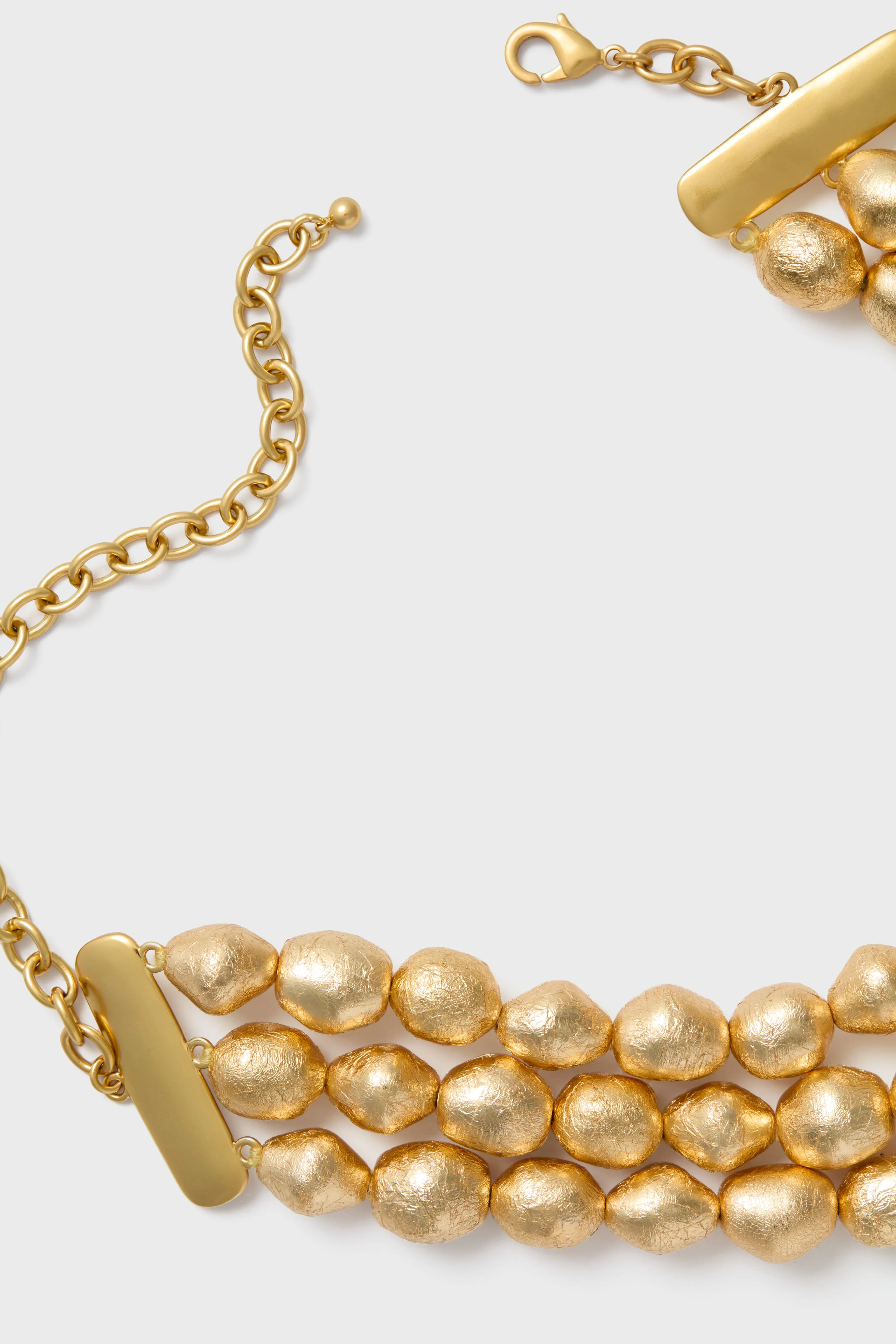 Gold Foiled Wood Nora Choker - Image 4