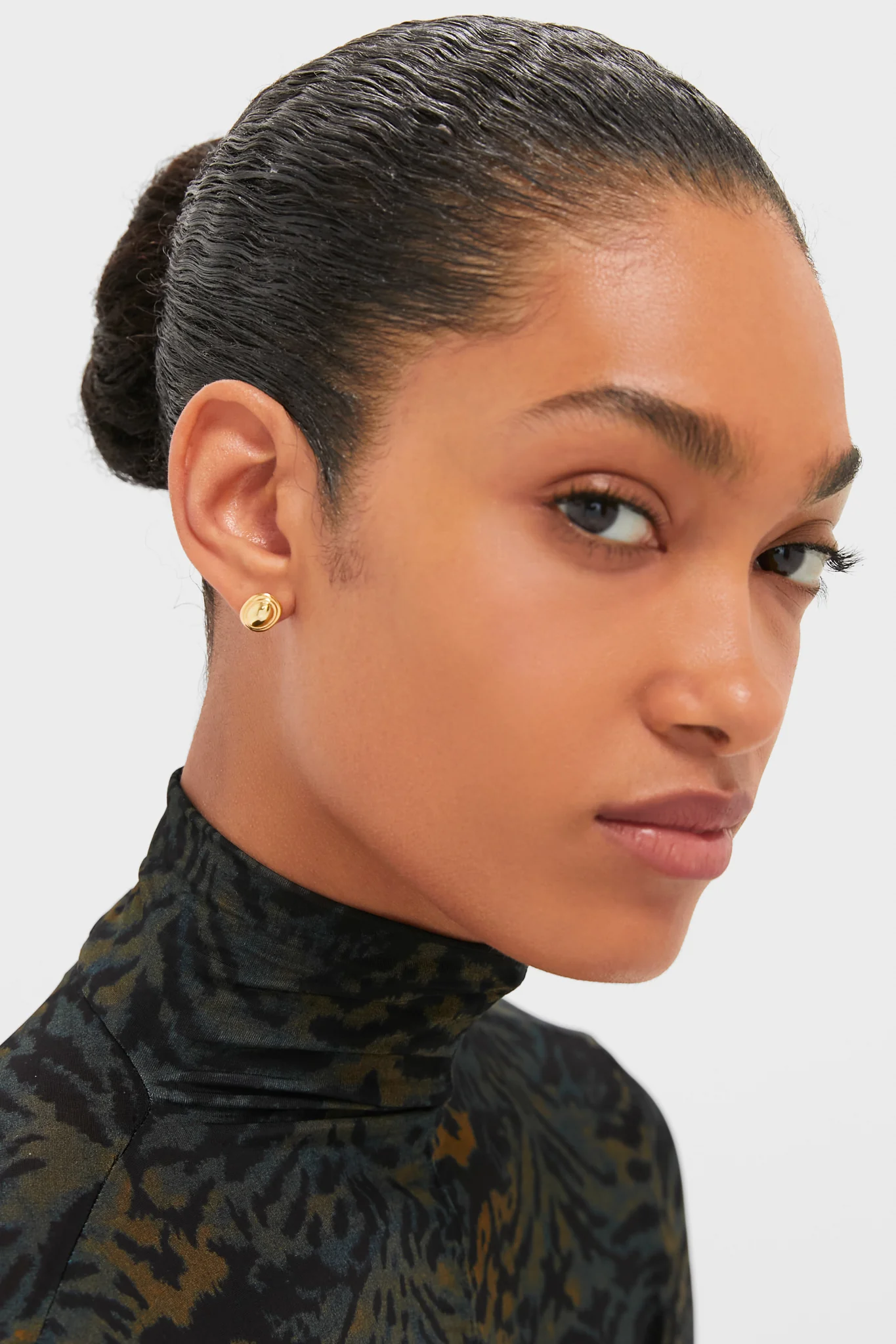 Gold Franka Earrings - Image 2