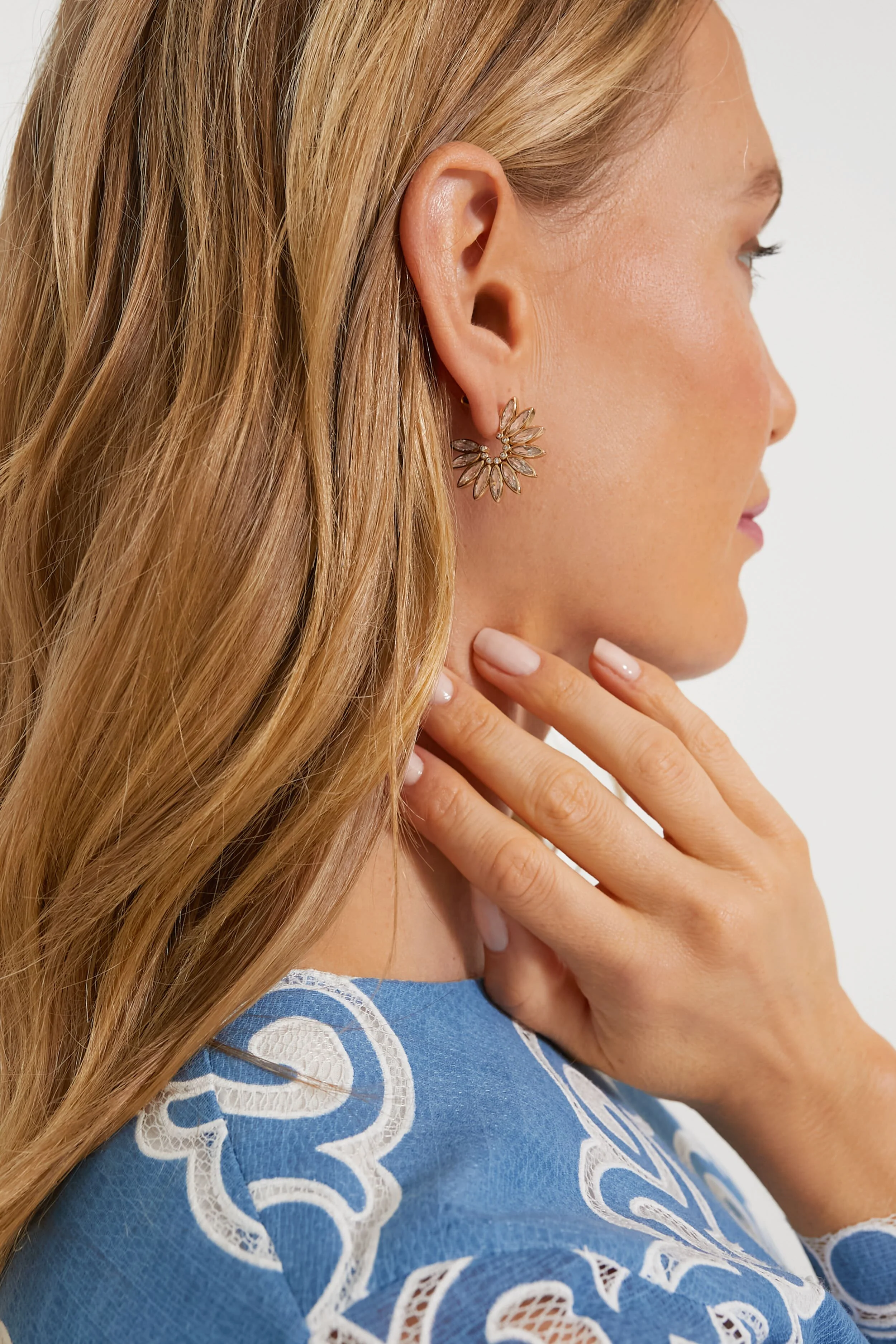Gold Ines Hoops - Image 2