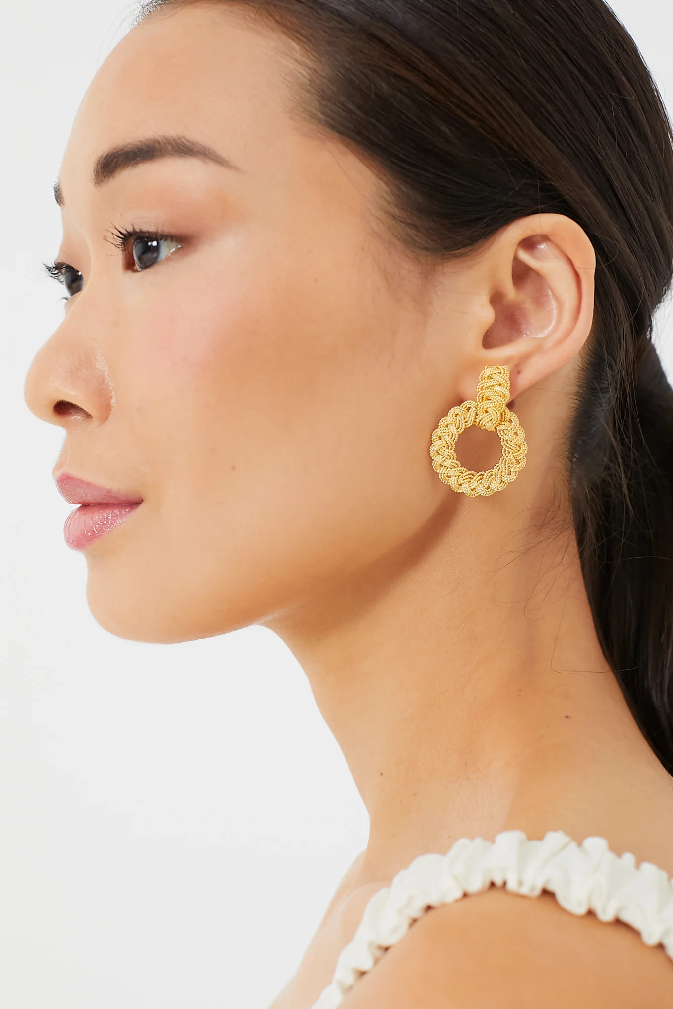 Gold Infinita Mini Earrings - Image 2
