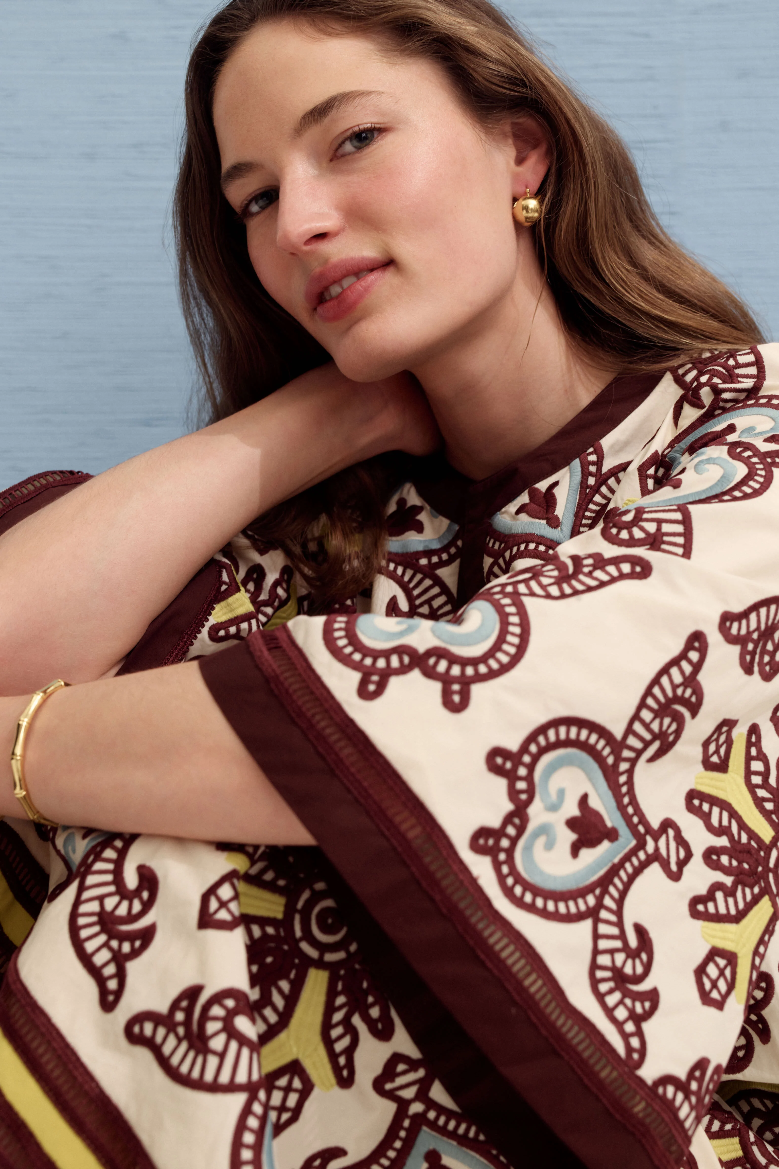 Gold Ingrid Earrings - Image 2