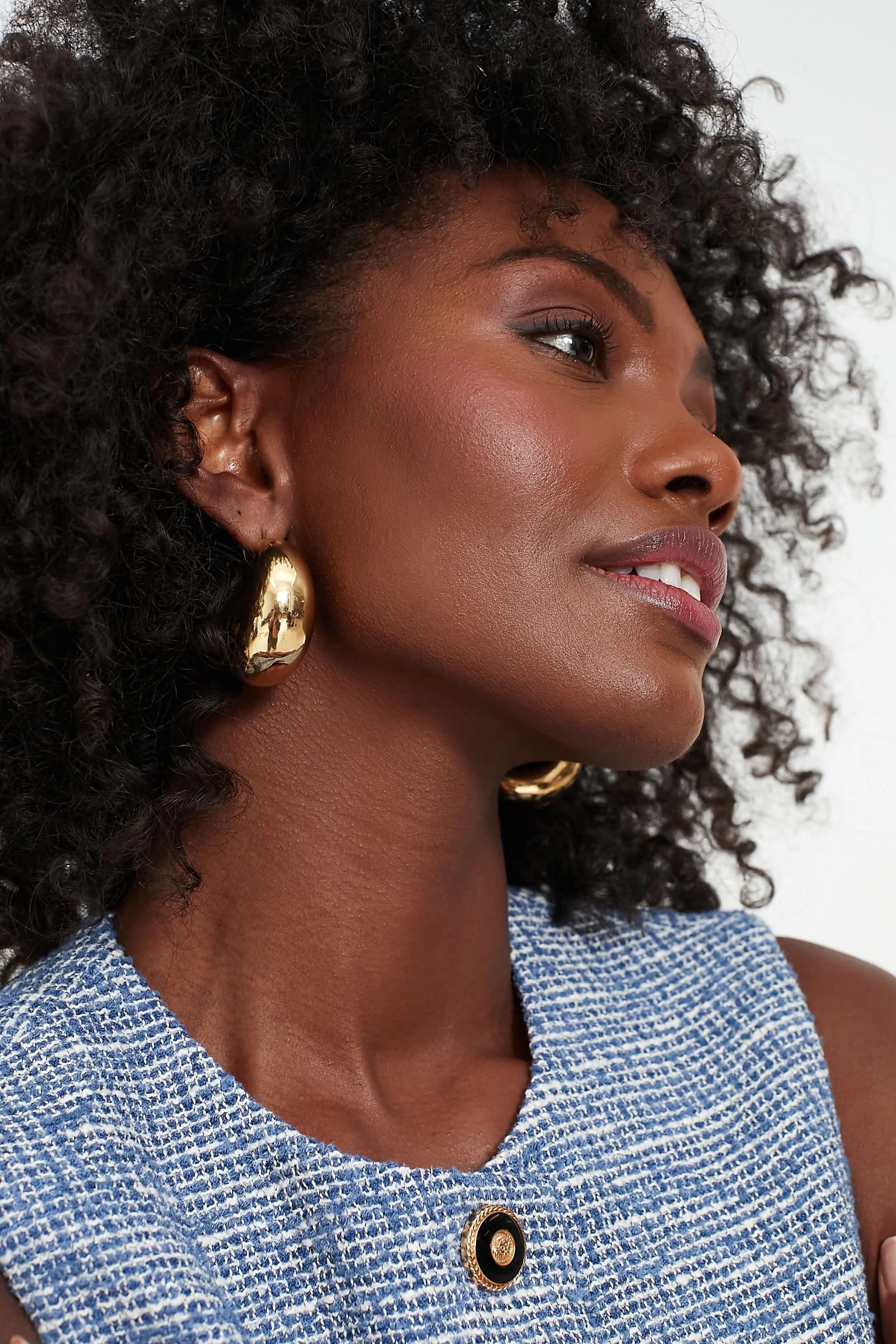 Gold Lani Hoops - Image 2