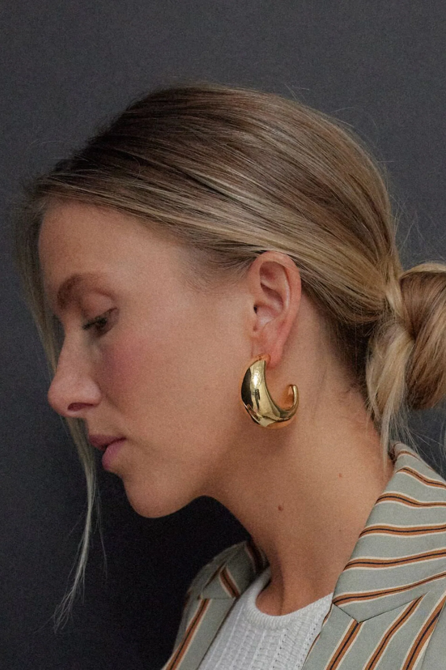Gold Lani Hoops - Image 3