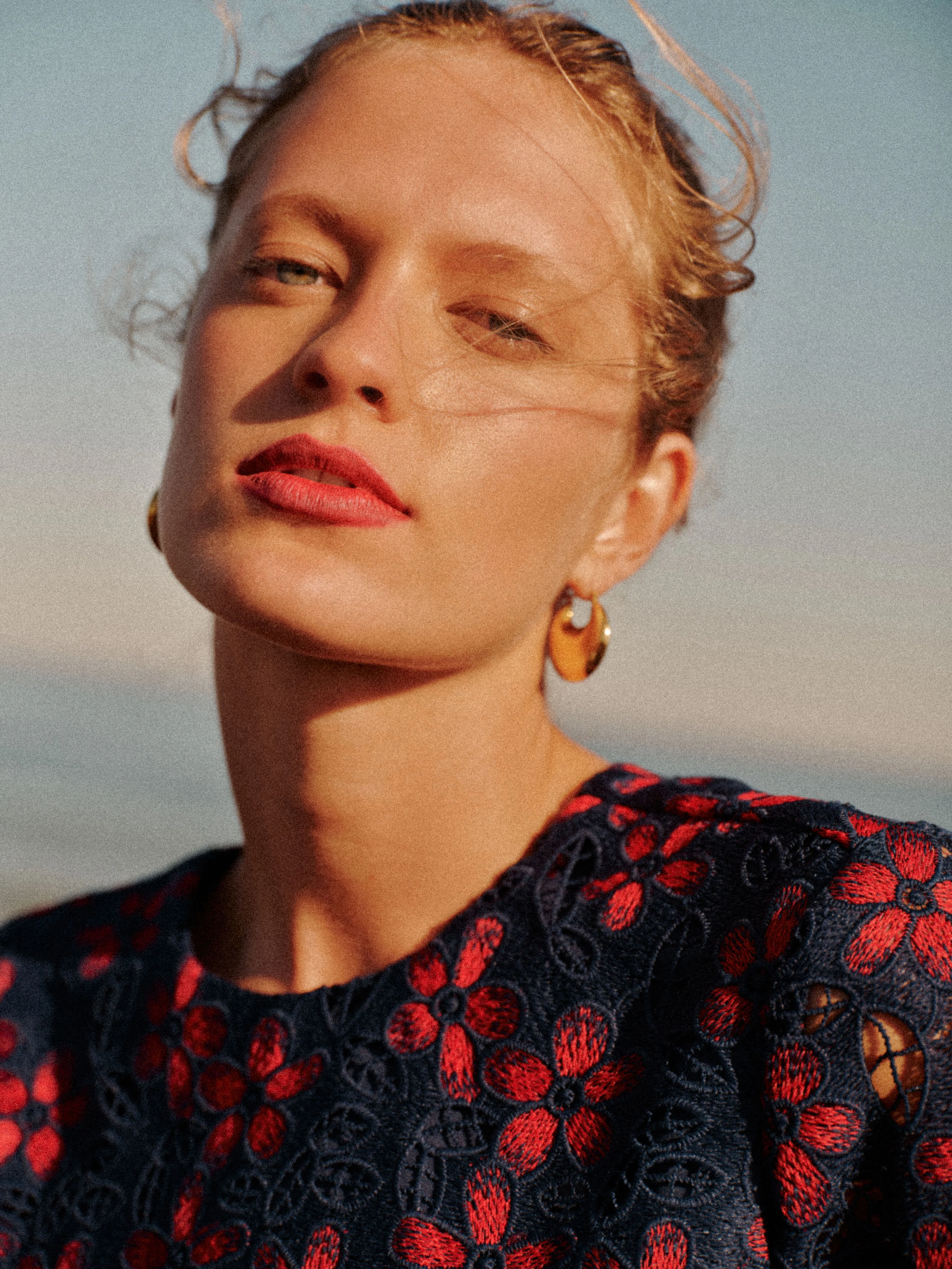 Gold Lara Earrings - Image 2