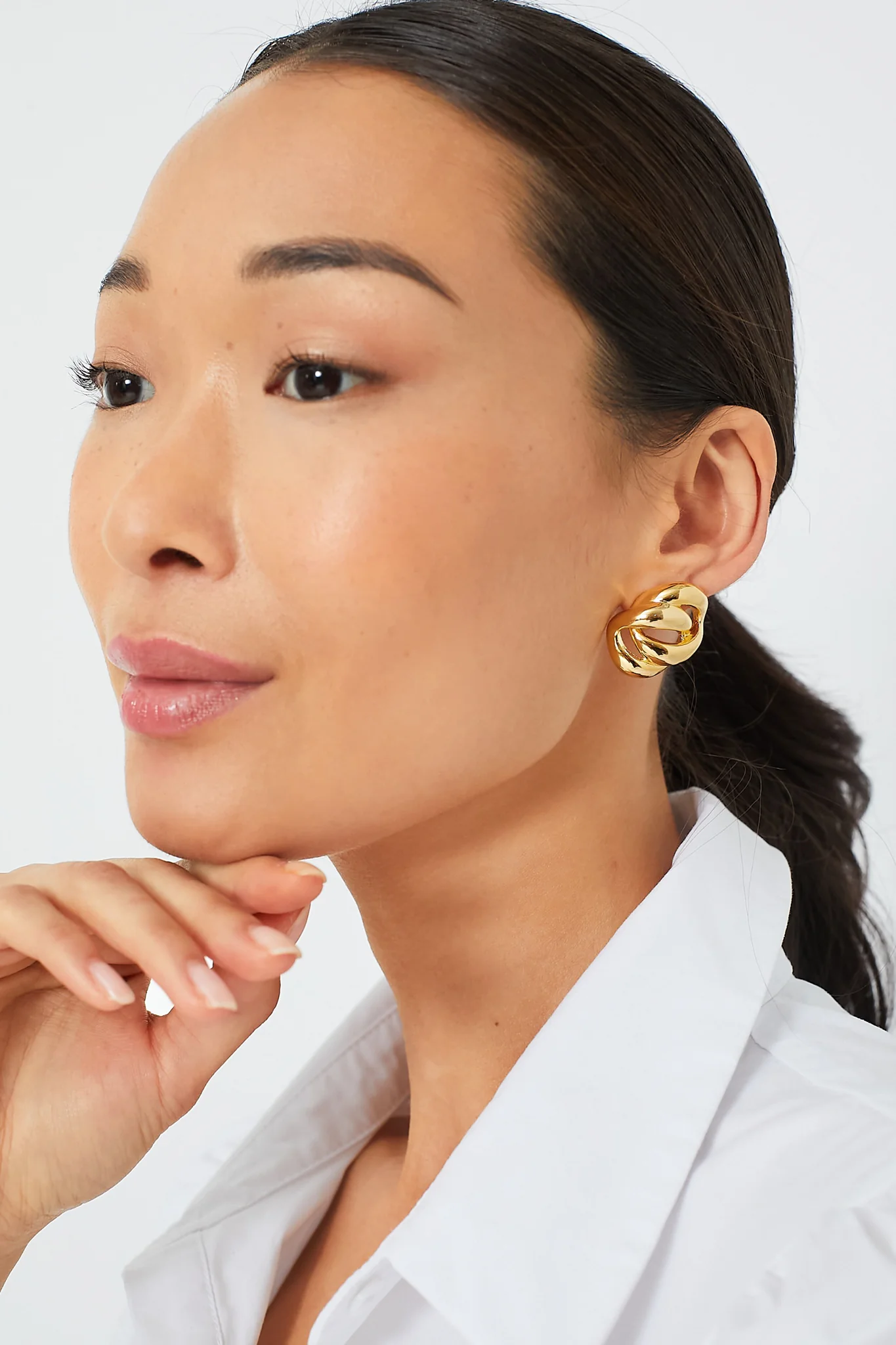 Gold Lennox Earrings - Image 2