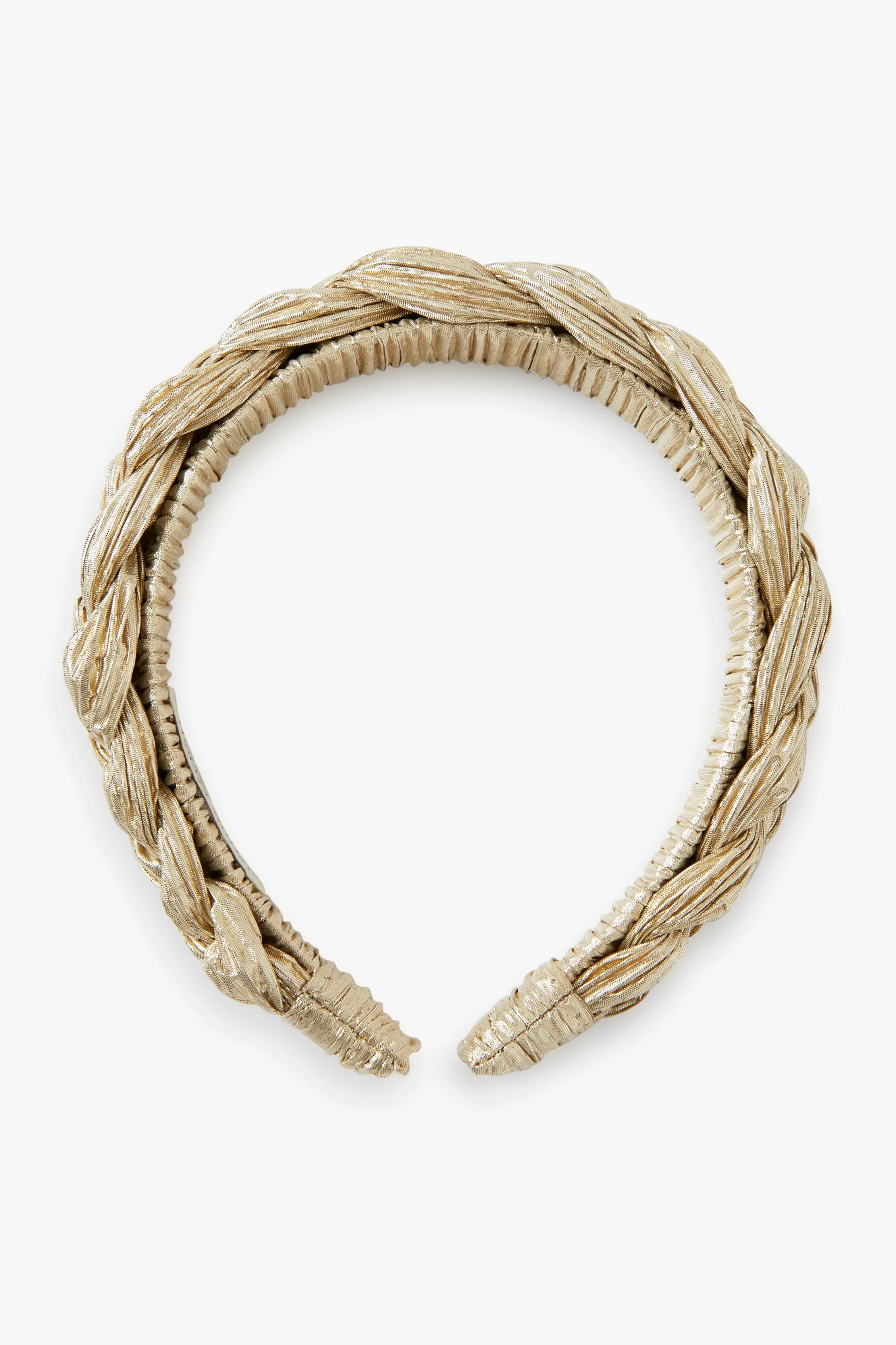 Gold Lilac Braided Headband - Image 3