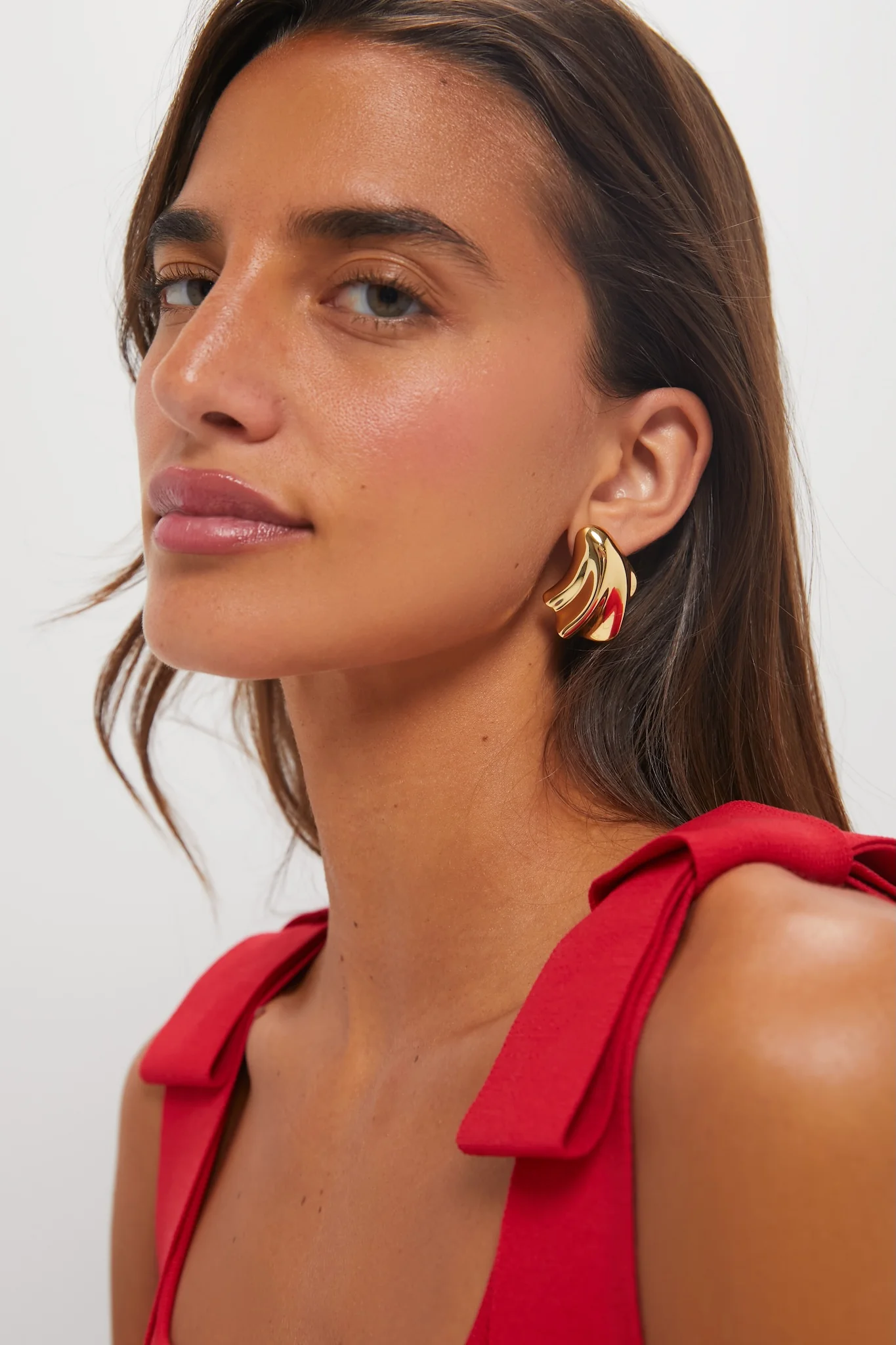 Gold Lydia Earrings - Image 2