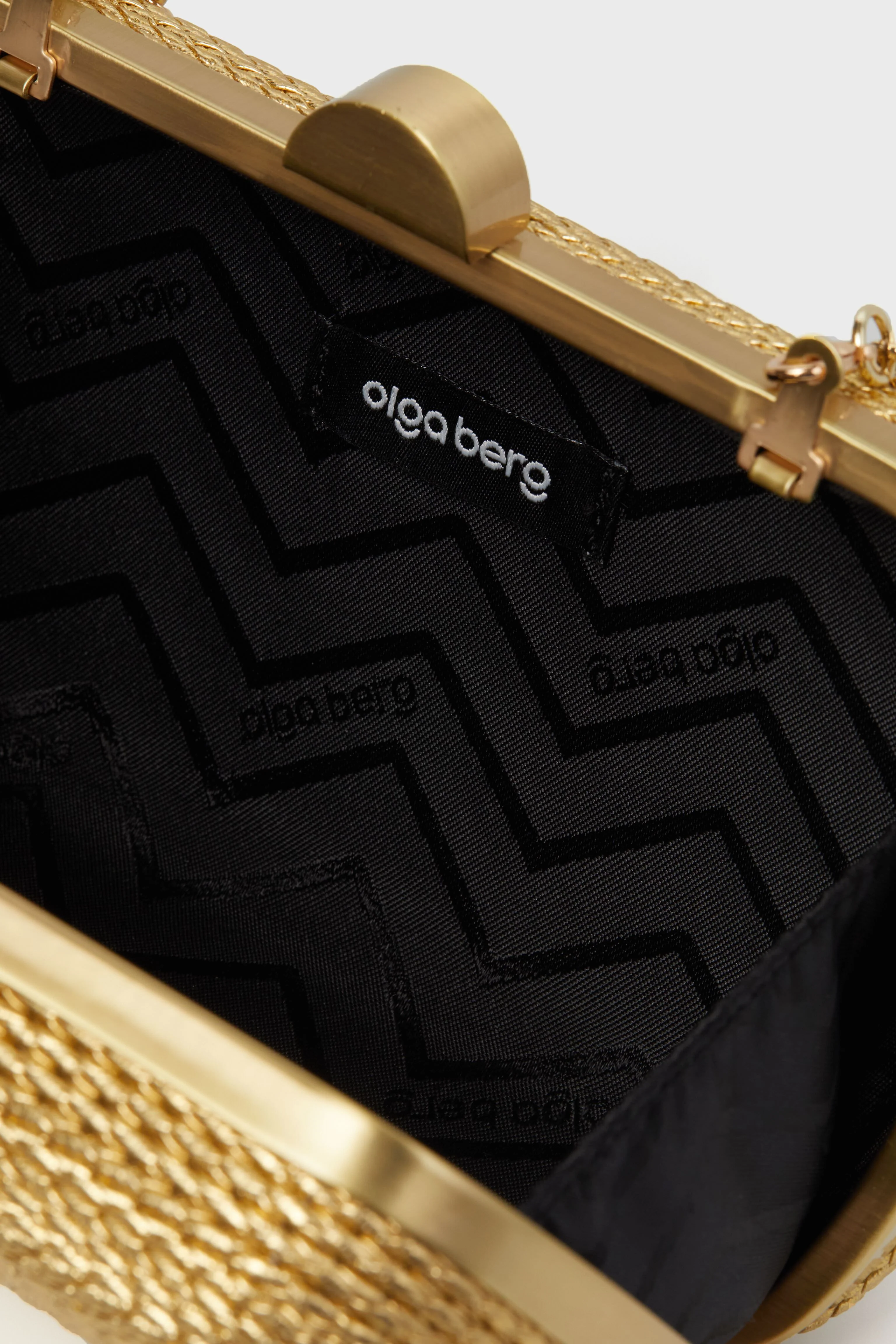Gold Martina Coiled Rope Clutch - Image 5
