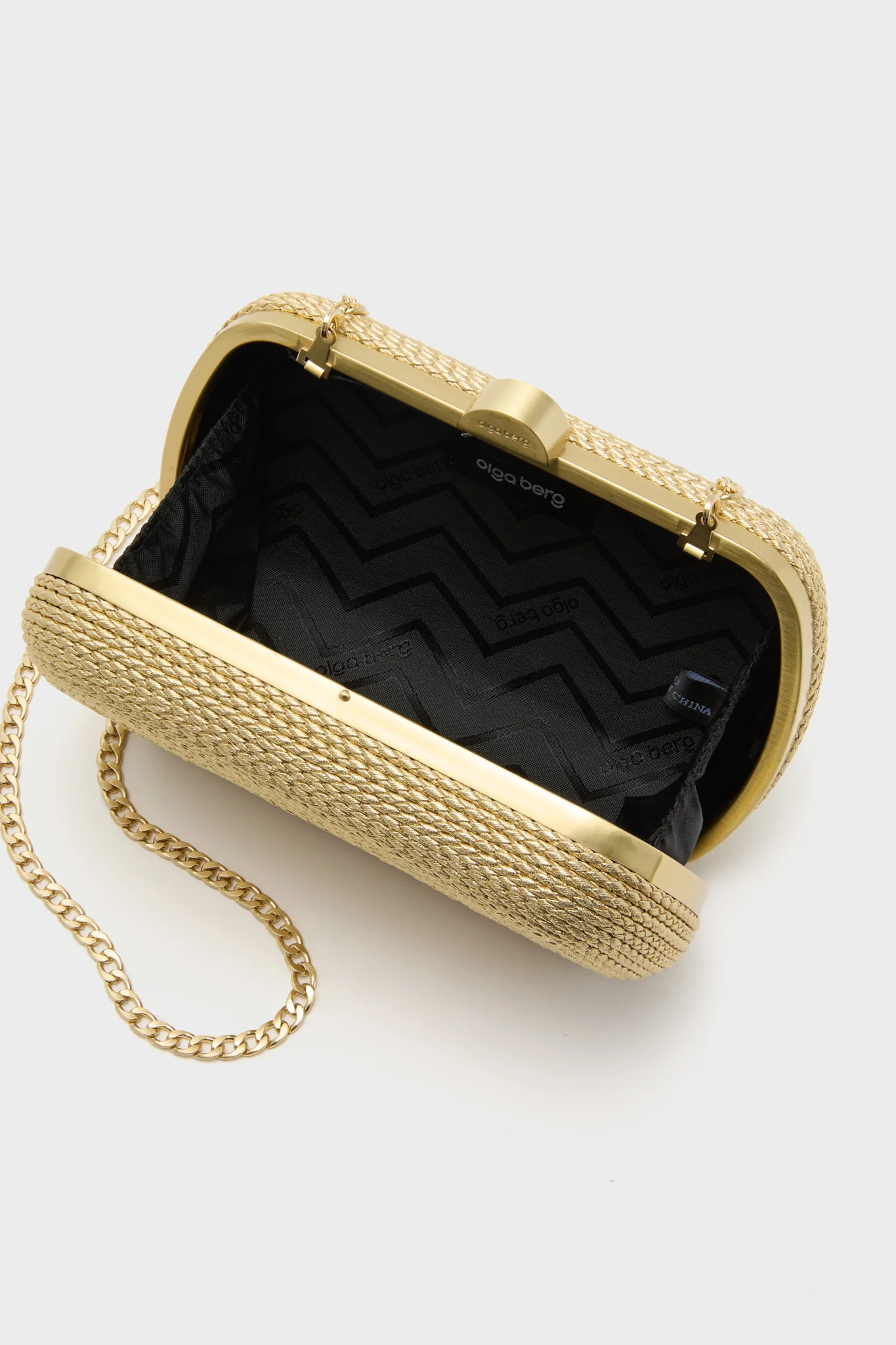 Gold Martina Coiled Rope Clutch - Image 7