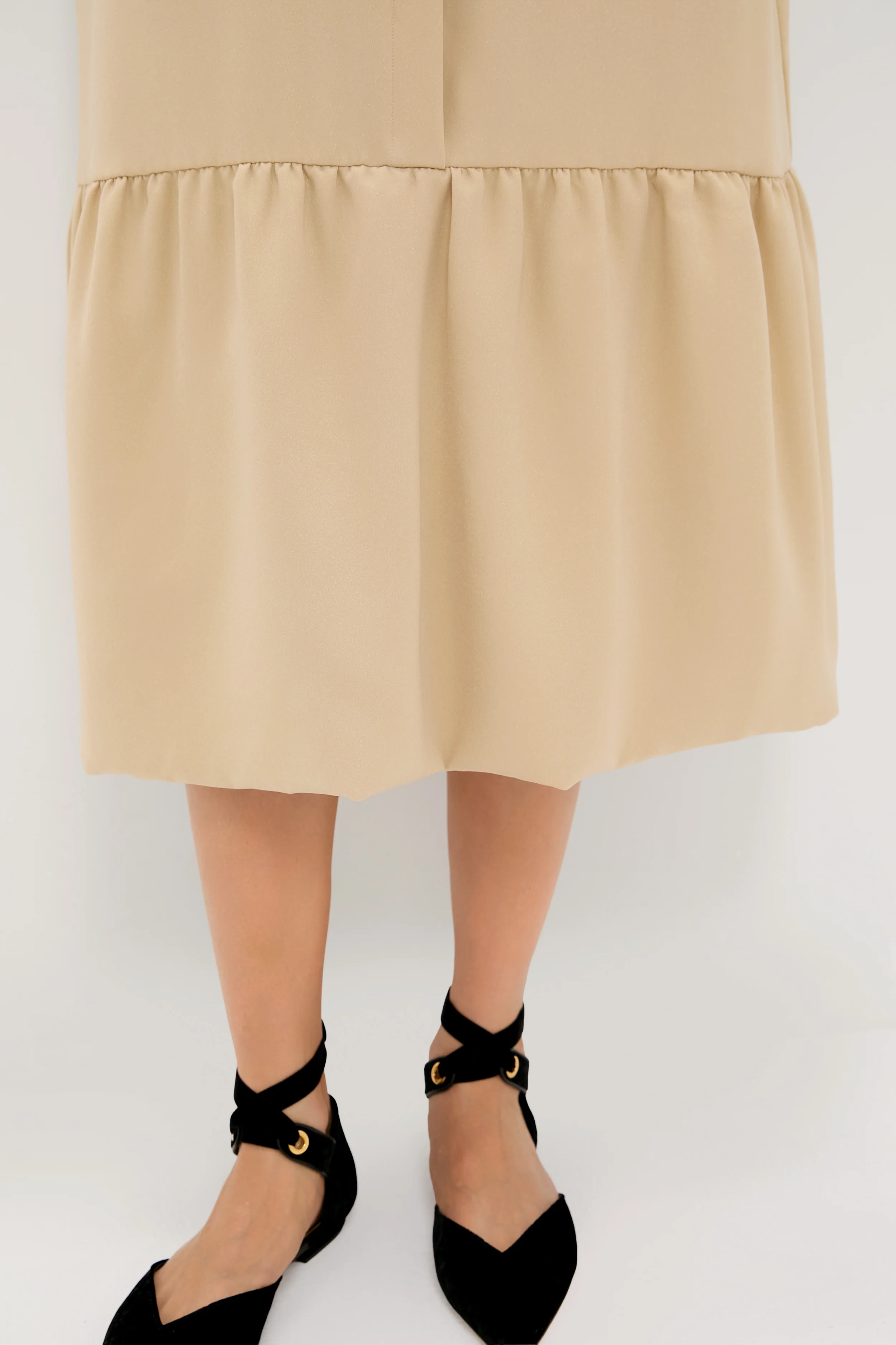Gold Martine Bubble Maxi Dress - Image 5