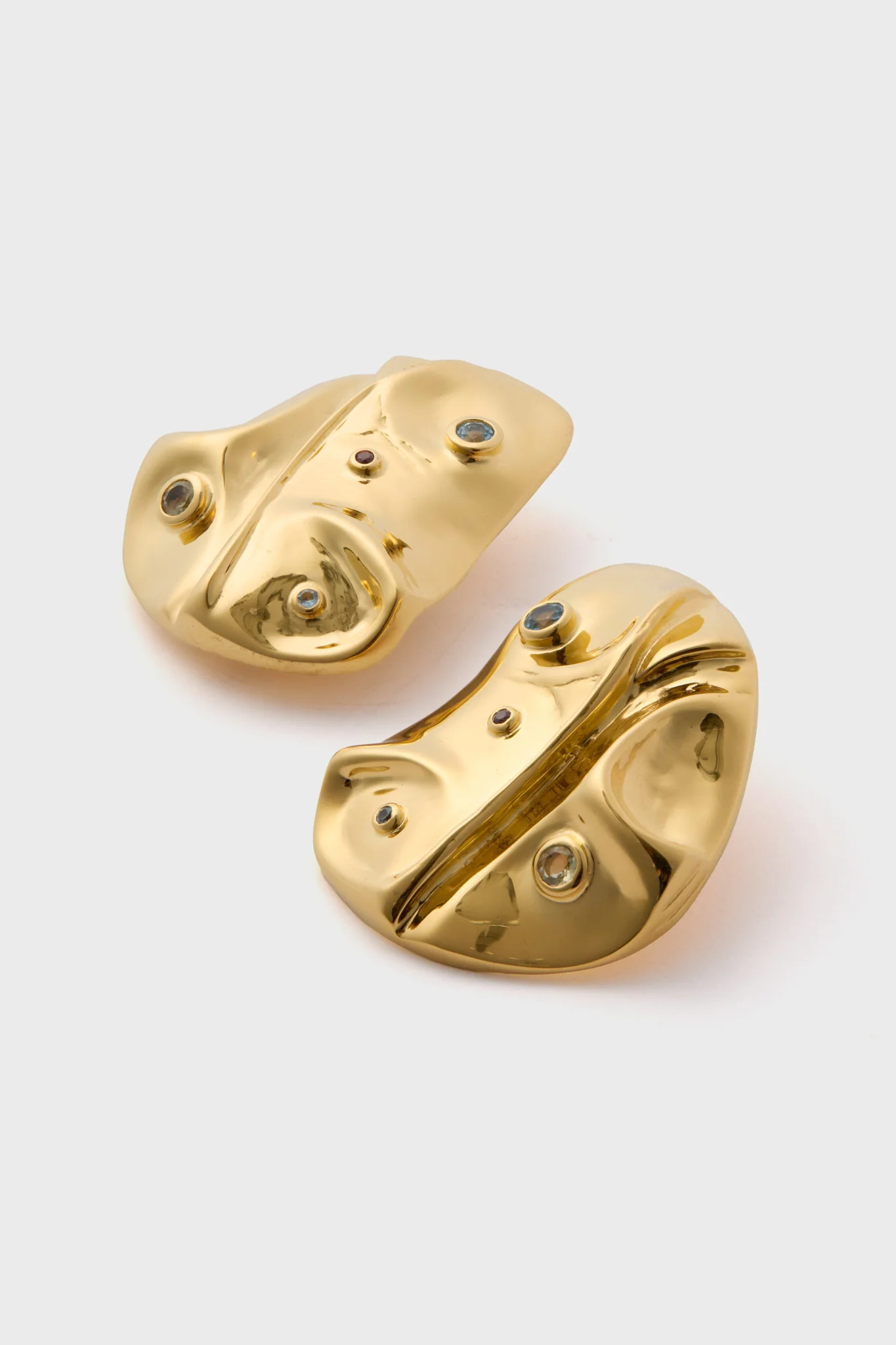 Gold Mazu Studs - Image 2