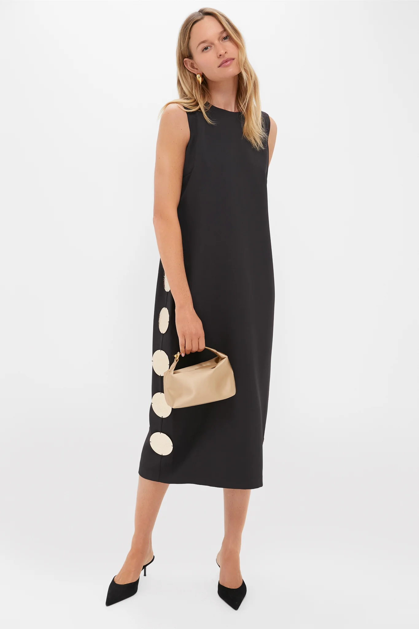 Gold Medallion Zeus Midi Dress - Image 3