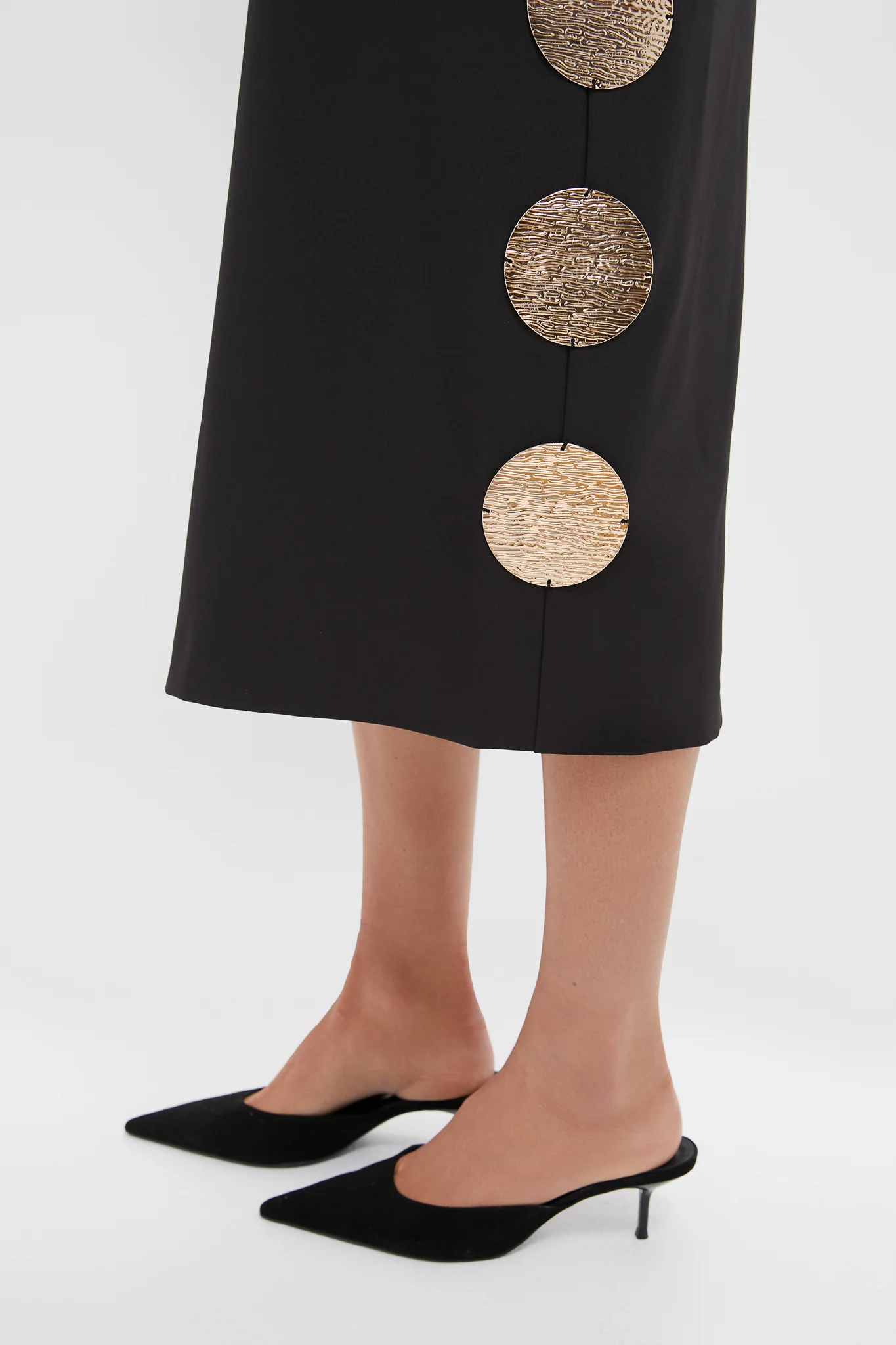 Gold Medallion Zeus Midi Dress - Image 4