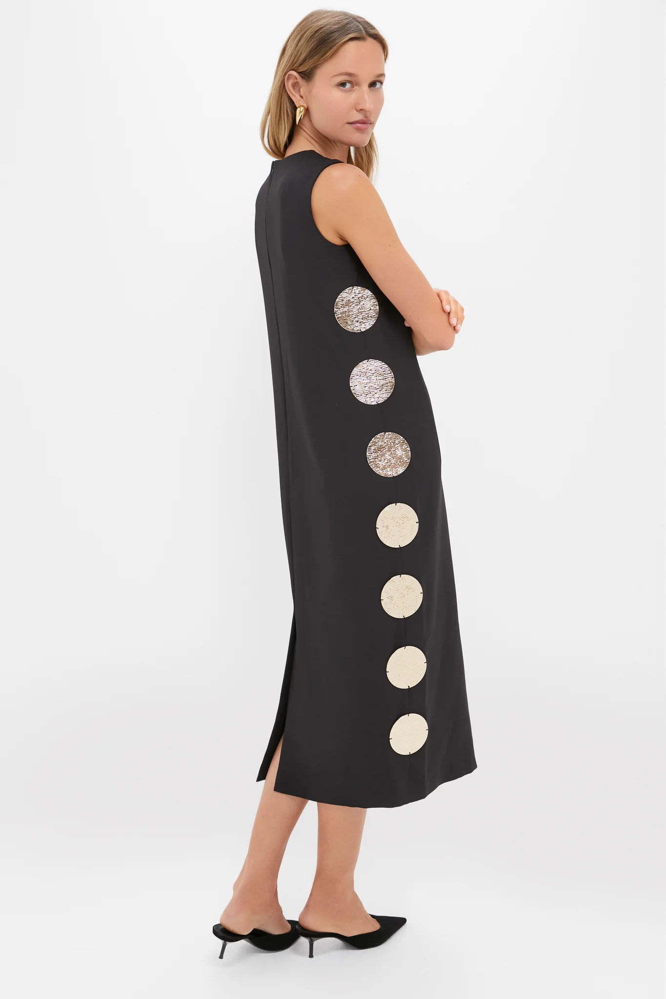 Gold Medallion Zeus Midi Dress - Image 5