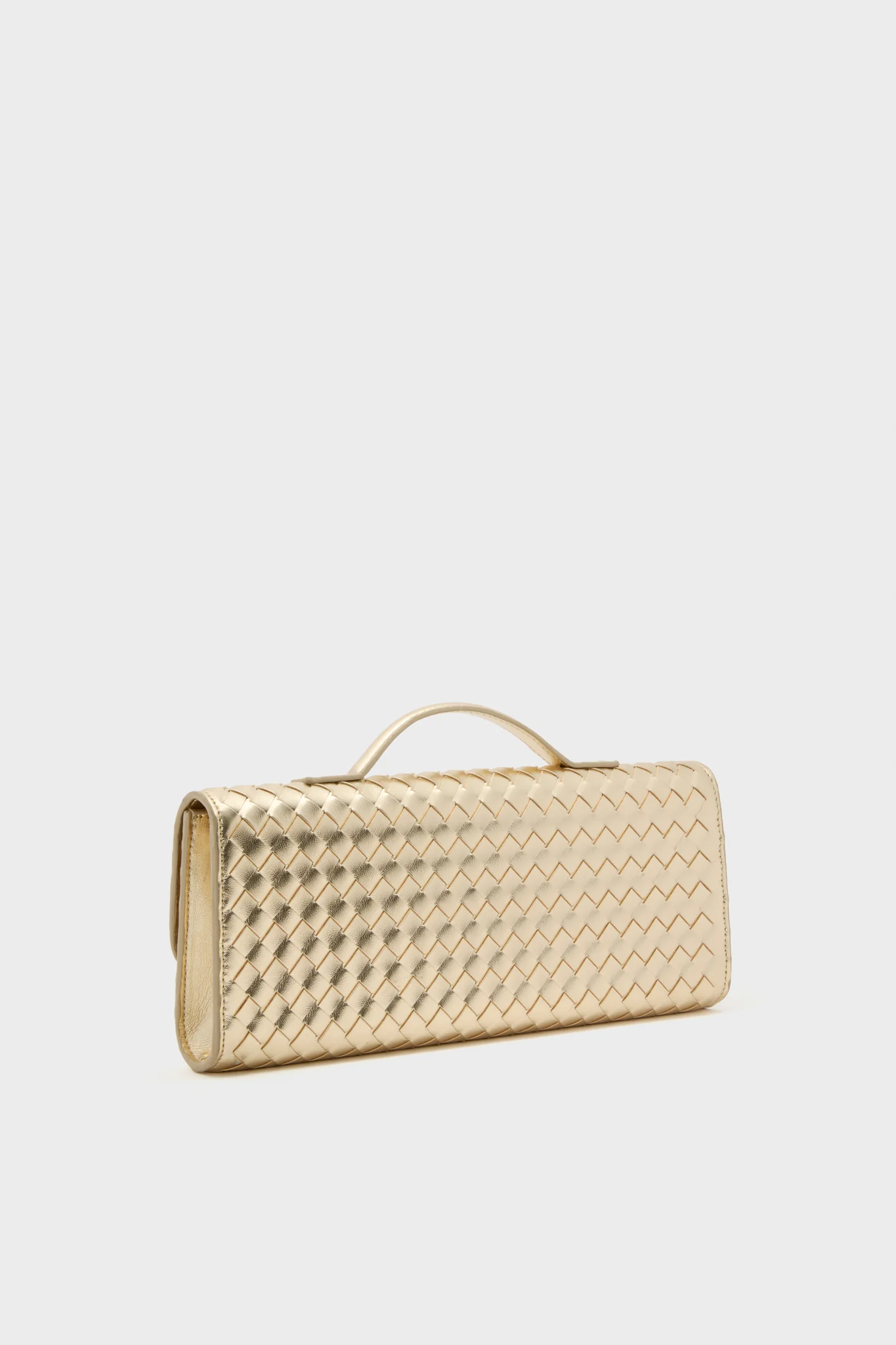Gold Metallic Alice Clutch Bag - Image 5
