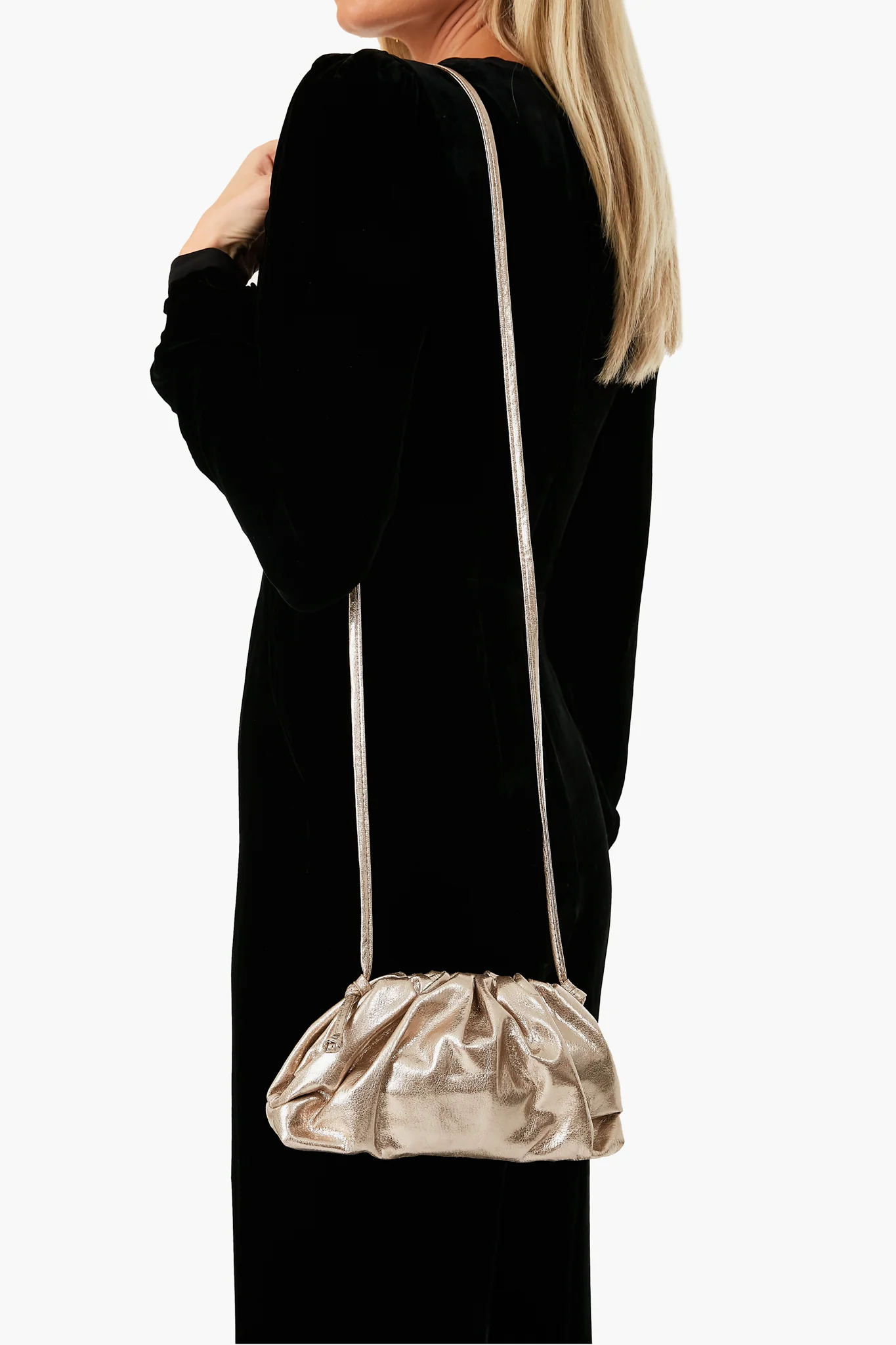 Gold Metallic Monica Bag - Image 2
