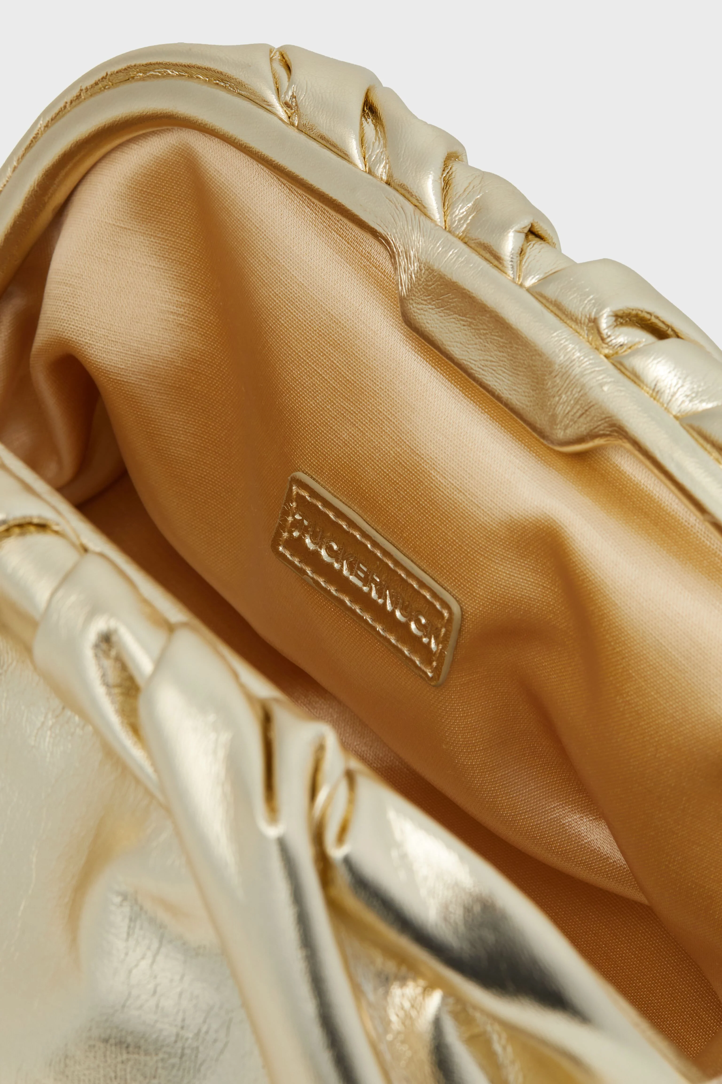 Gold Mini Slouchy Clutch - Image 5