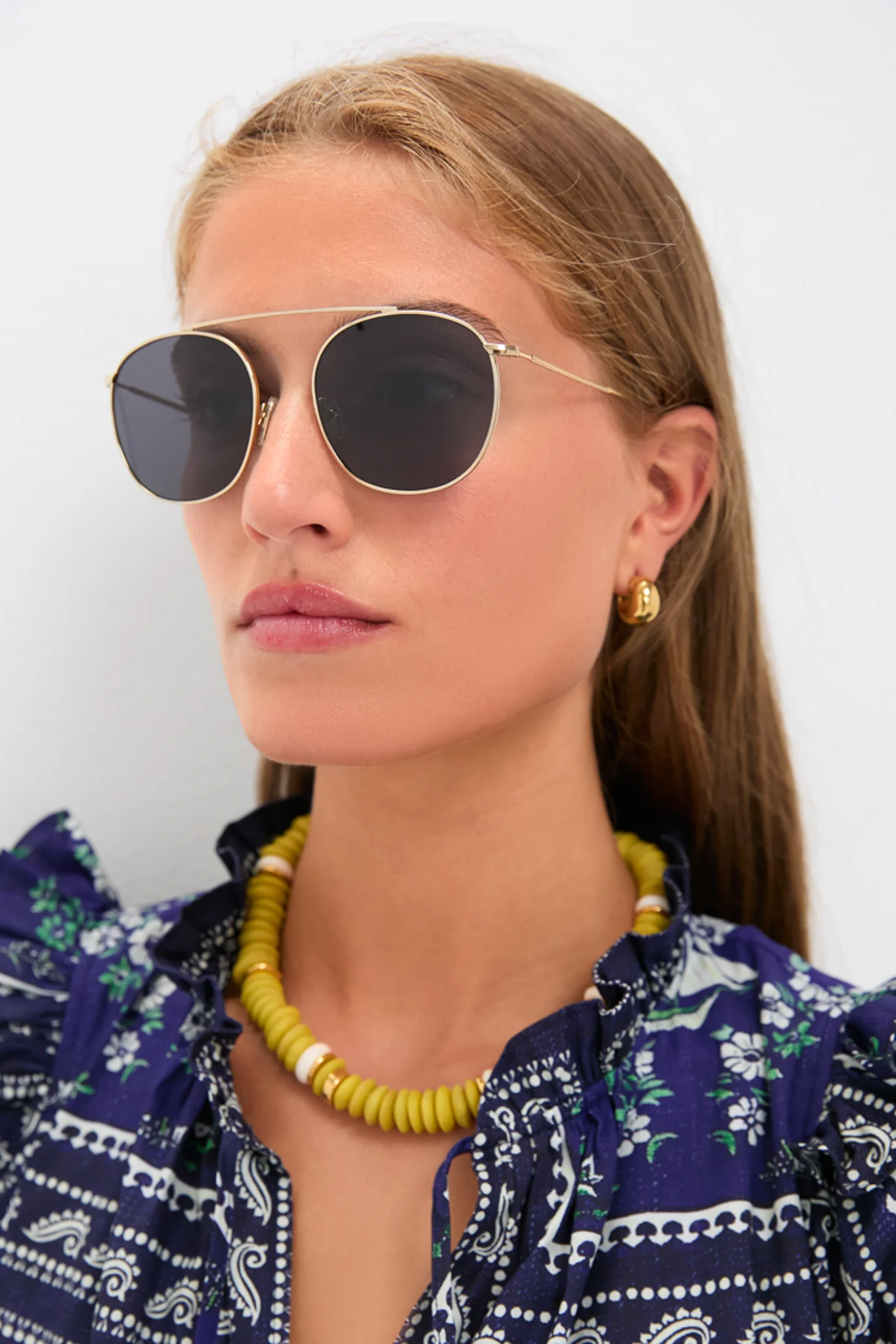 Gold Mykonos II Sunglasses - Image 2