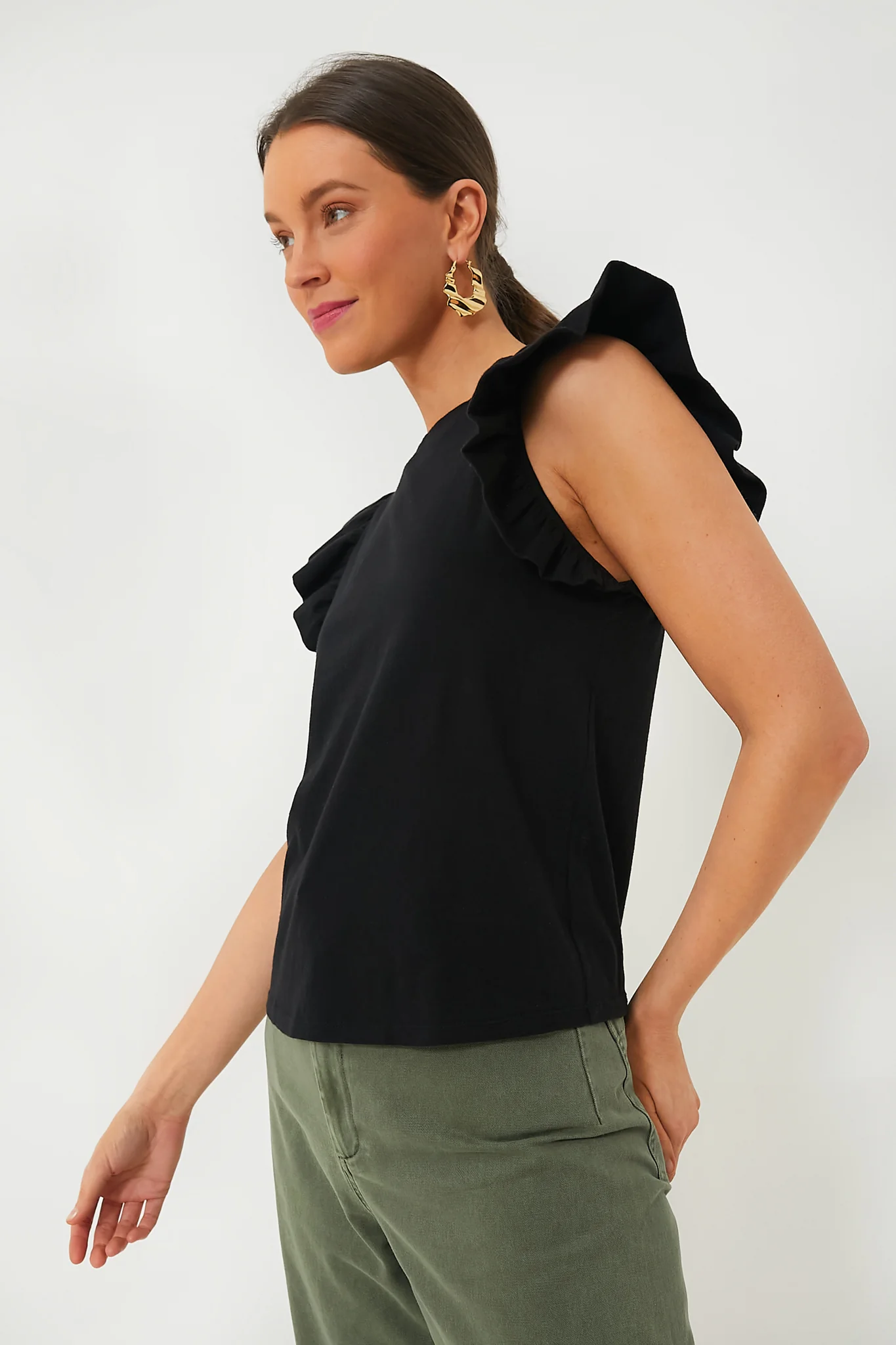 Gold Nahla Earrings - Image 3