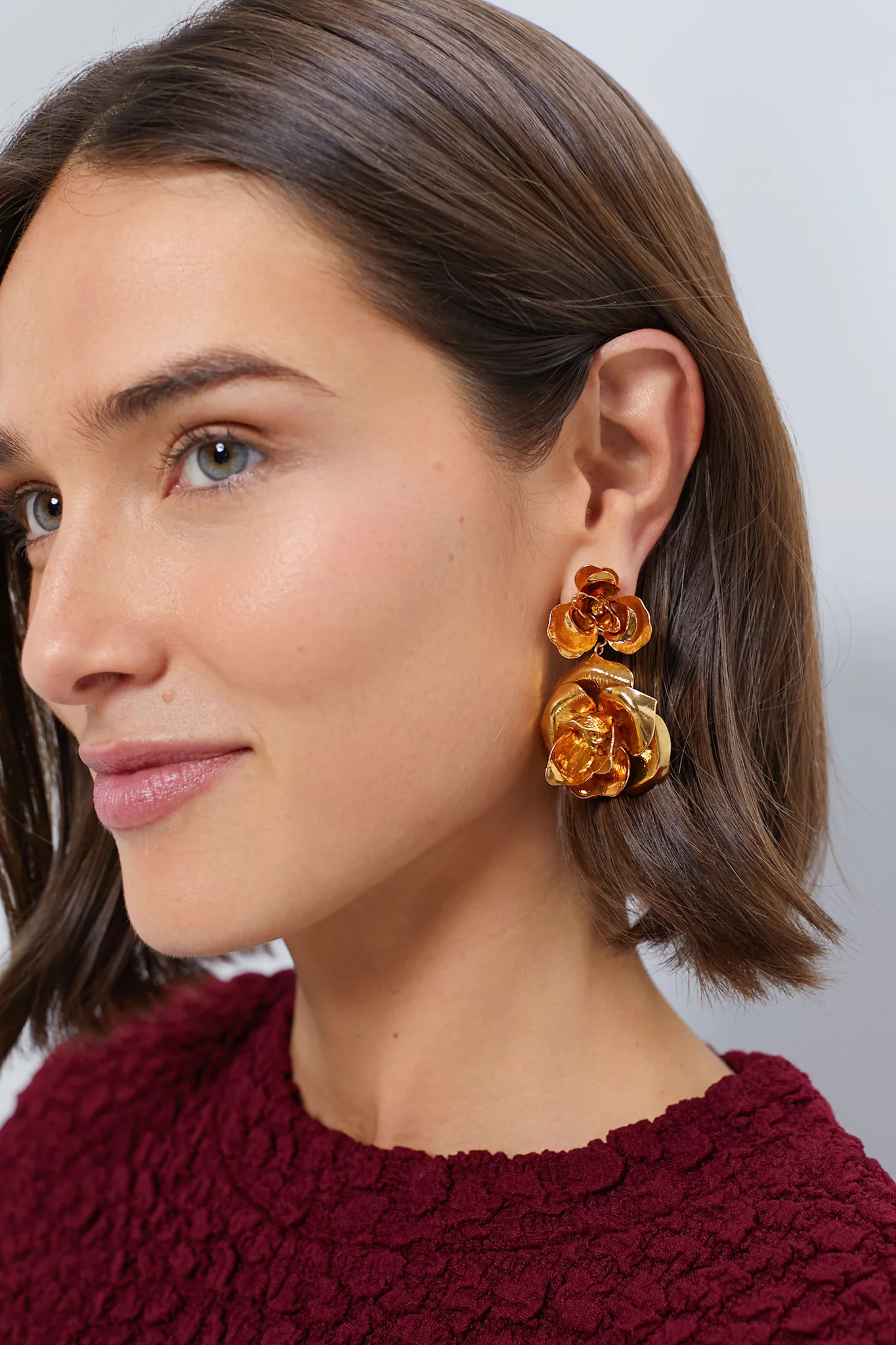 Gold Rosie Earrings - Image 2