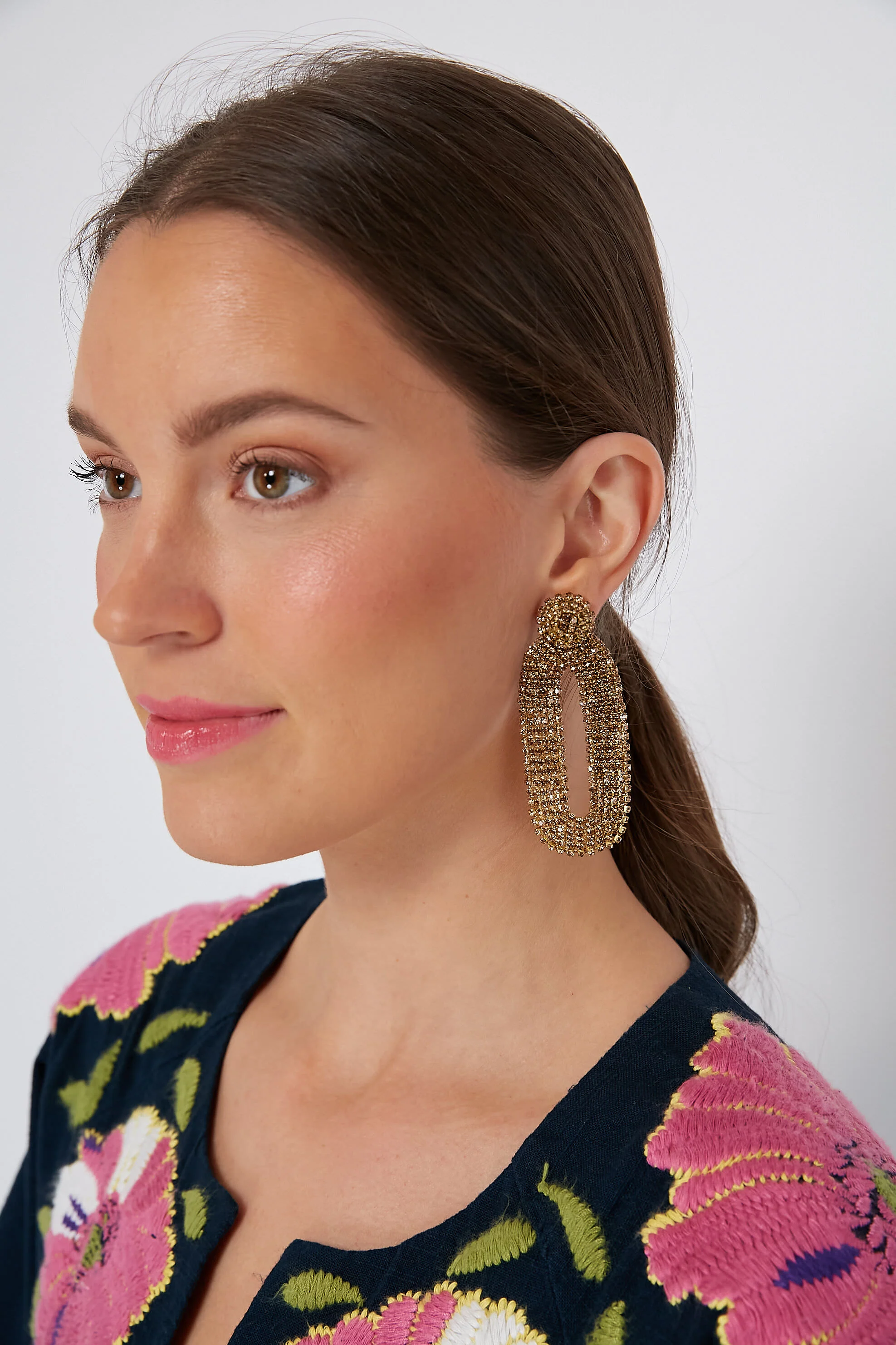 Gold Shyna Earrings - Image 2