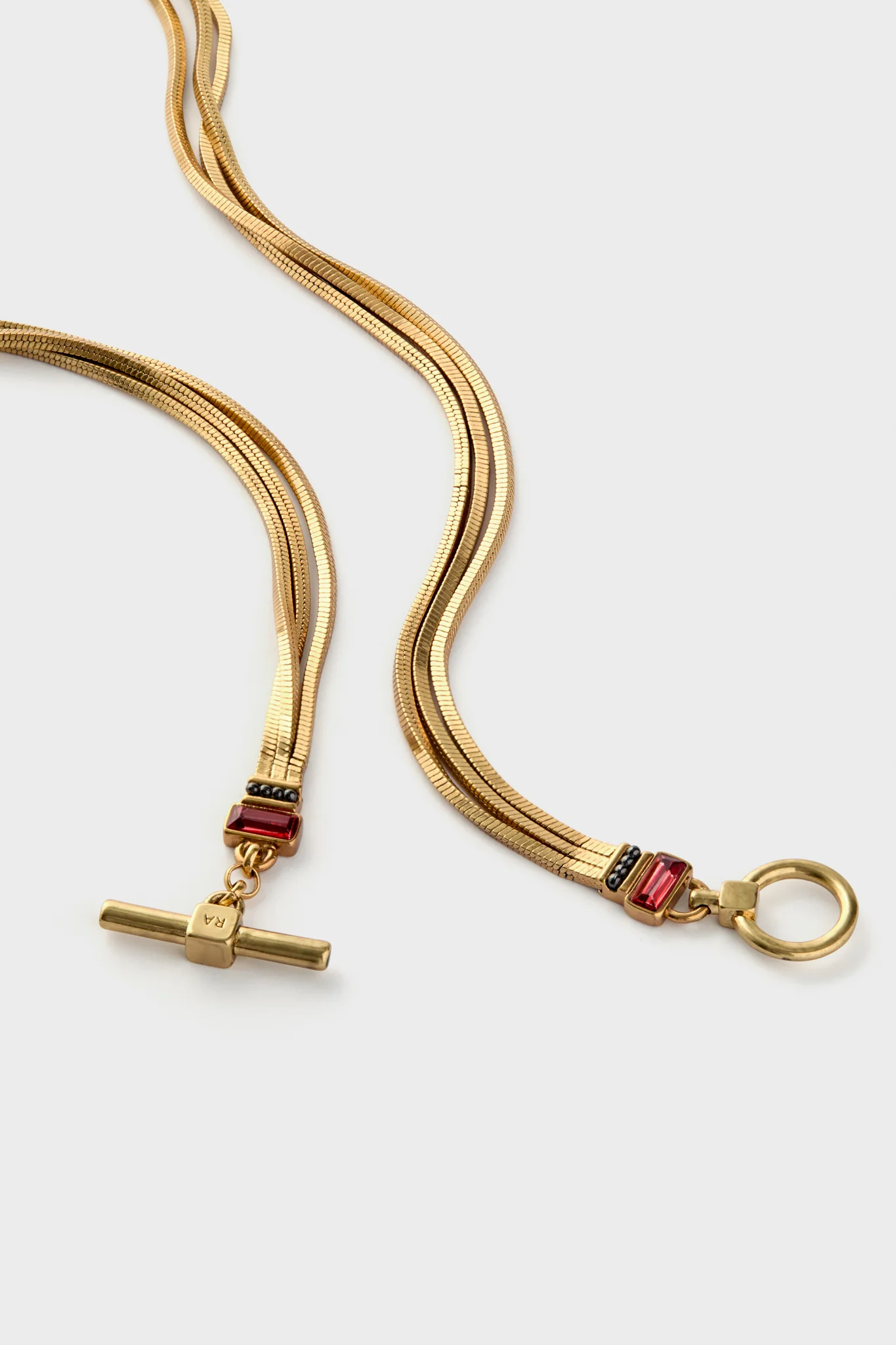 Gold Slinky Necklace - Image 4