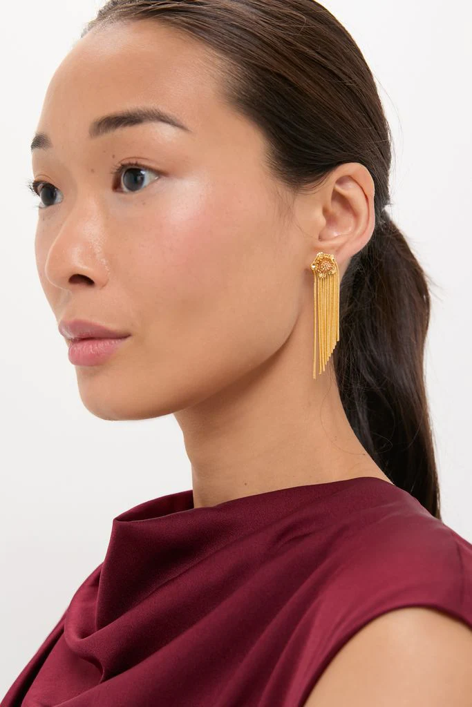 Gold Smooth Moves Earrings - Image 2