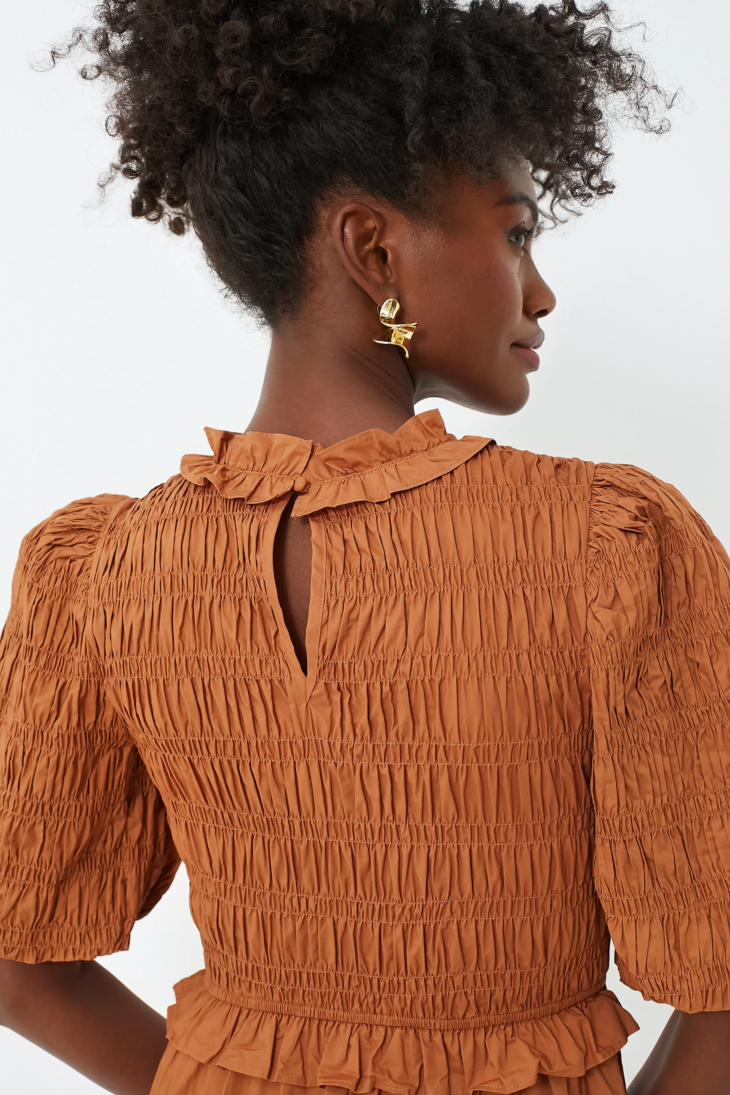 Gold Solana Earrings - Image 3
