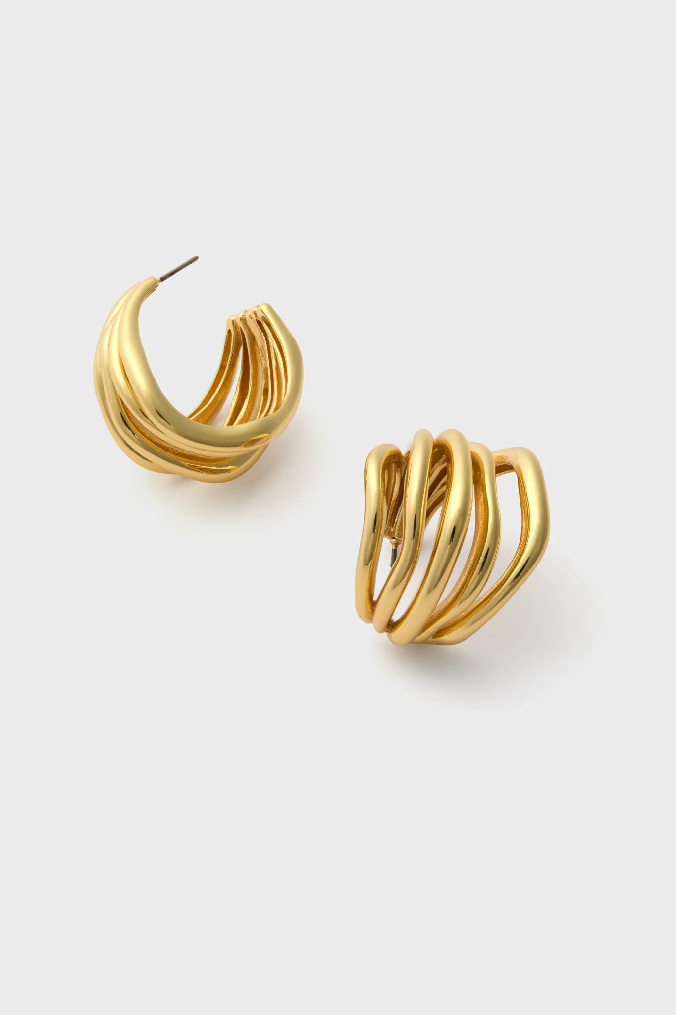 Gold Sonoma Hoop Earrings - Image 3