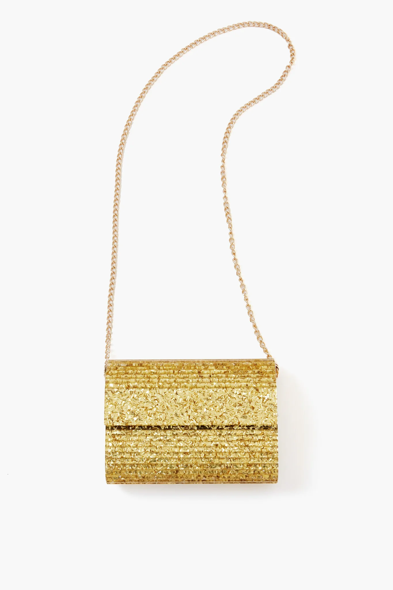 Gold Stacer Acrylic Clutch - Image 6