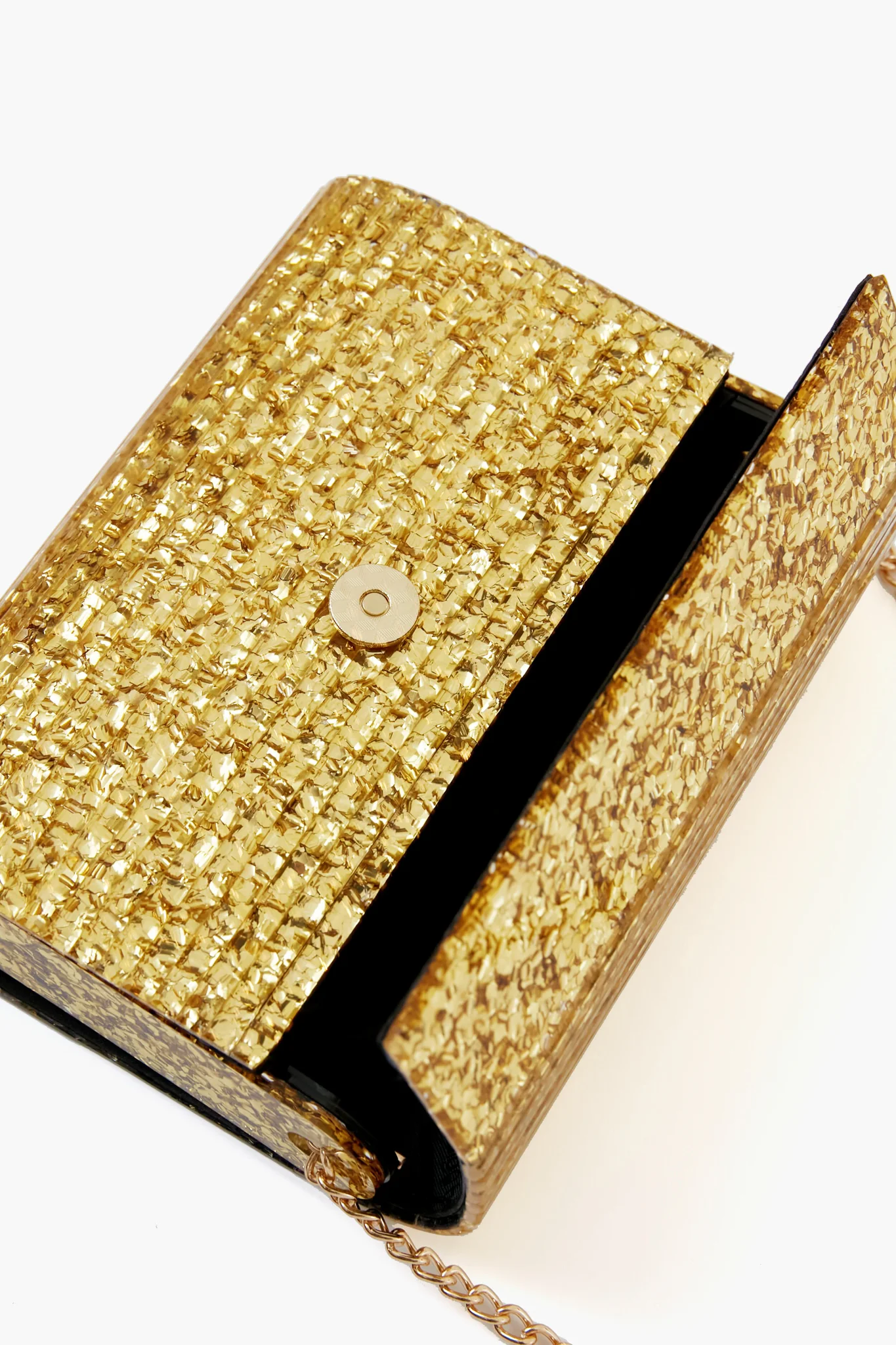 Gold Stacer Acrylic Clutch - Image 7