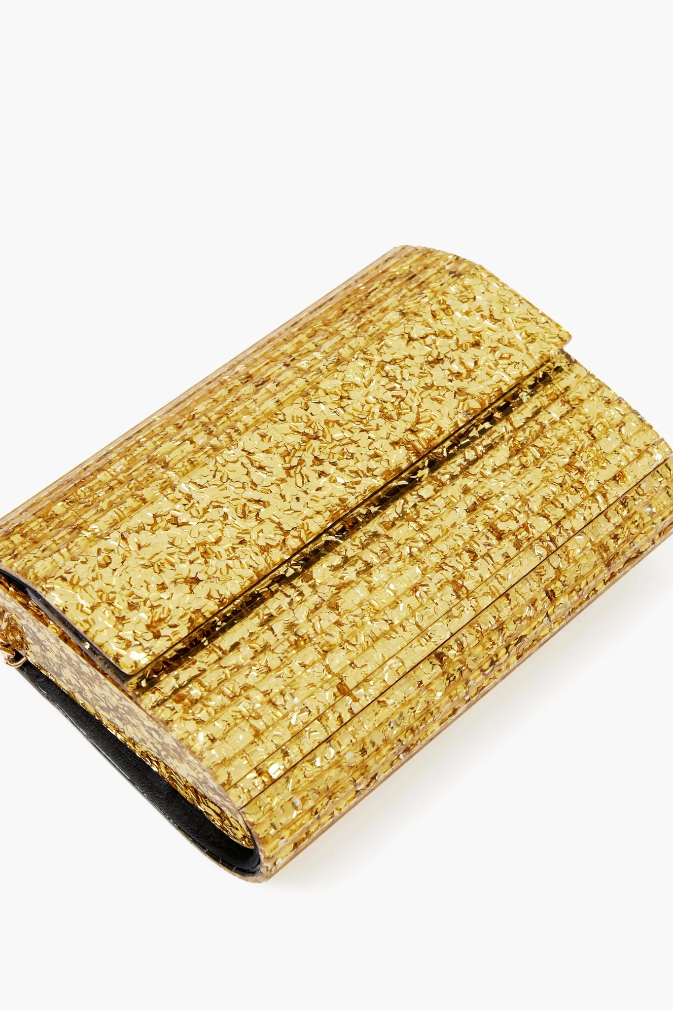 Gold Stacer Acrylic Clutch - Image 8