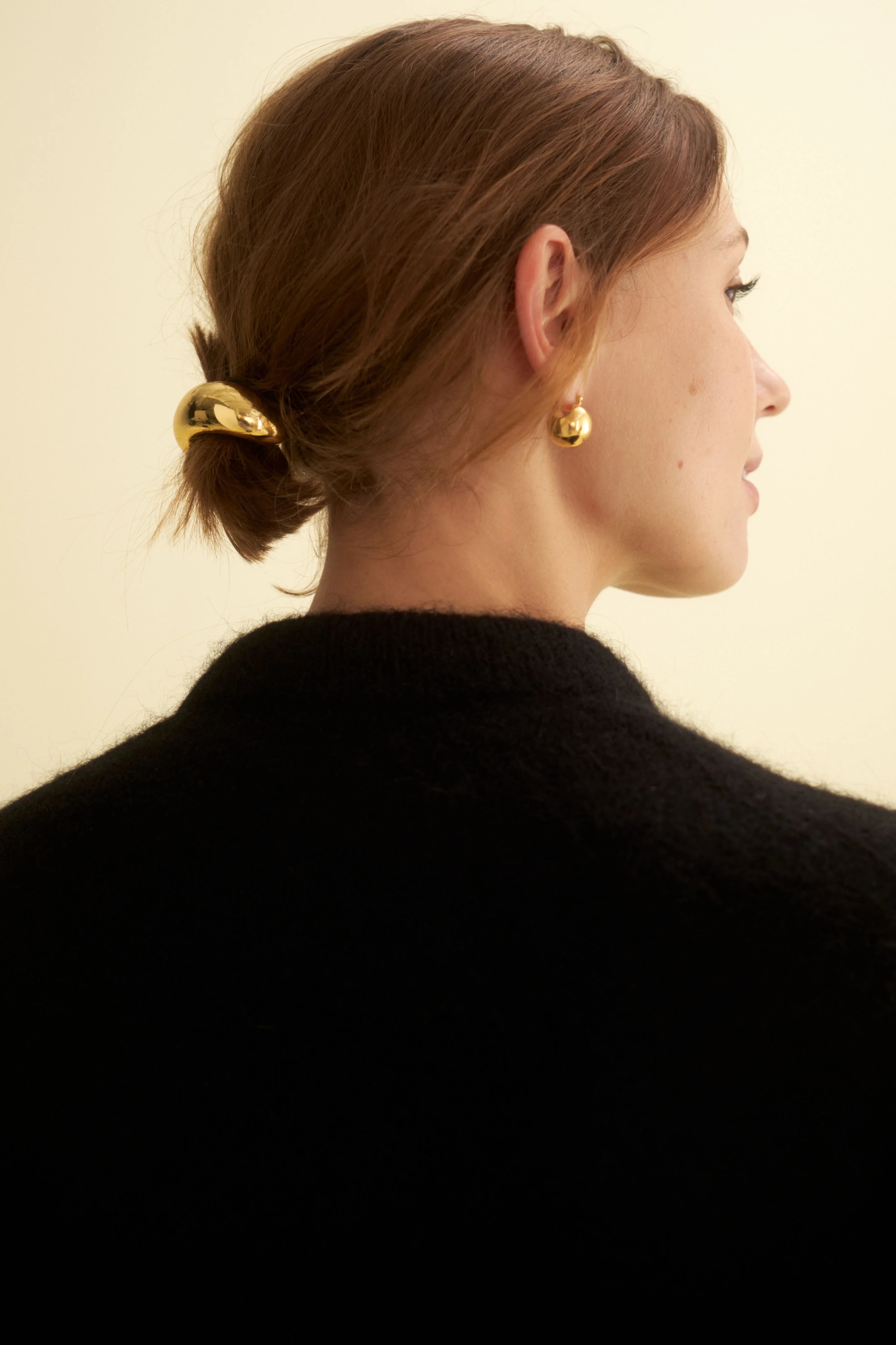 The Gold Thea Hair Tie - Image 2