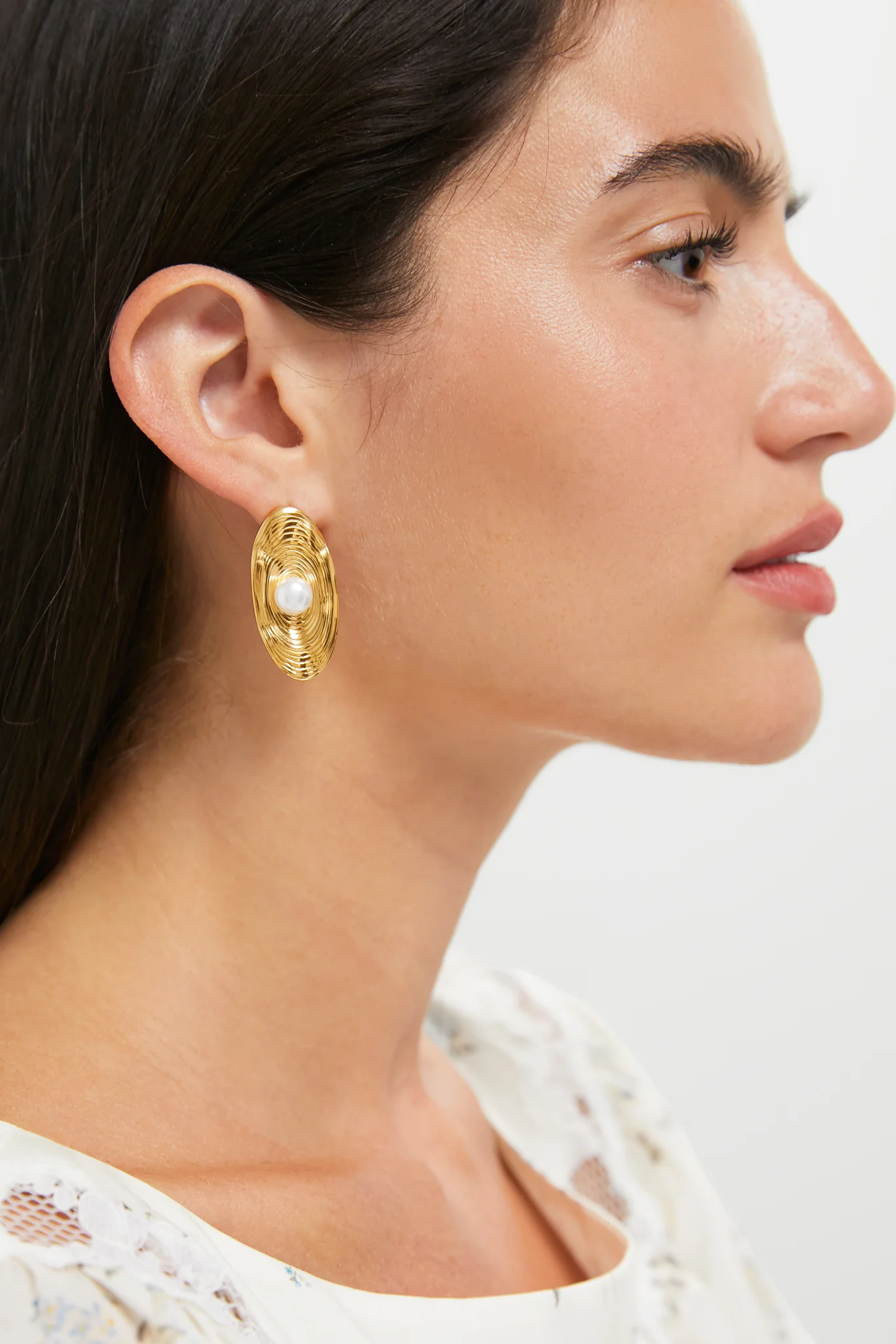 Gold Trumbull Earrings - Image 2